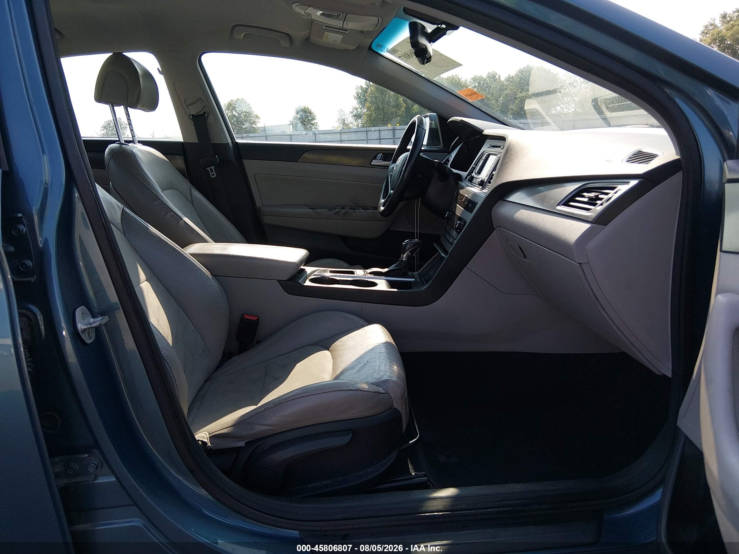2015 Hyundai Sonata Sport Blue vin: 5NPE34AF5FH080110