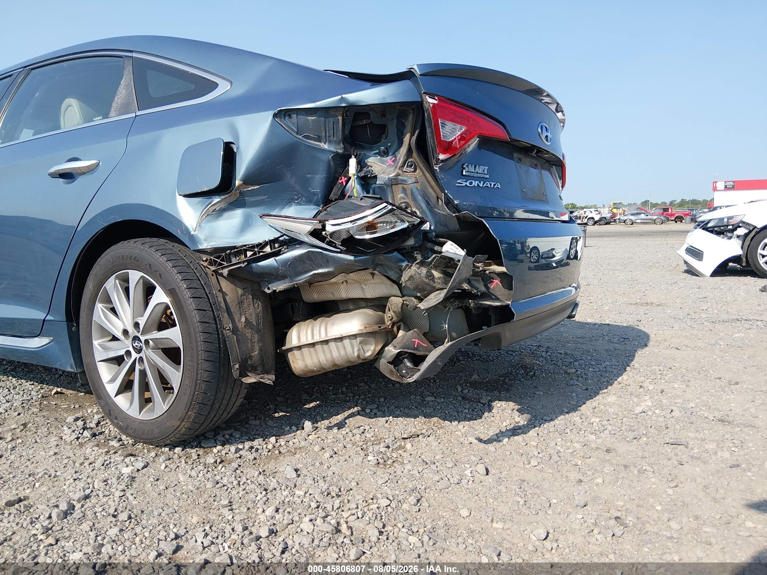 2015 Hyundai Sonata Sport Blue vin: 5NPE34AF5FH080110