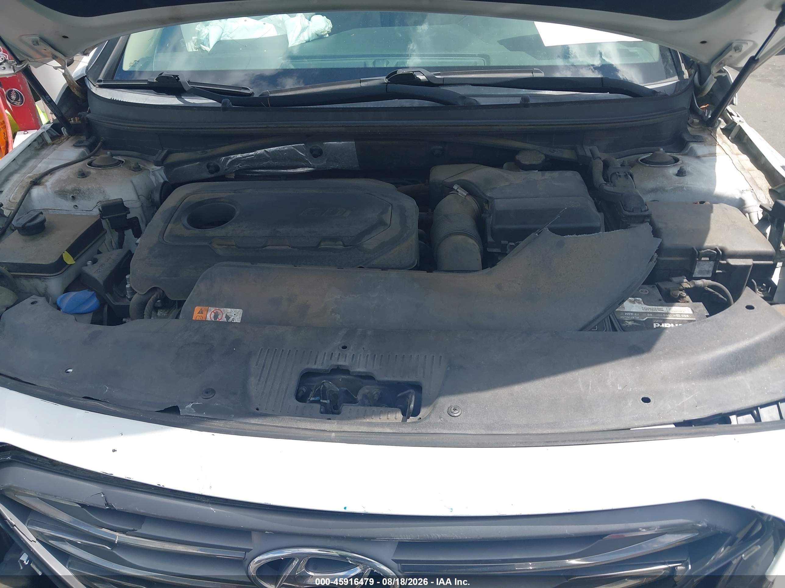2015 Hyundai Sonata Sport White vin: 5NPE34AF5FH083847