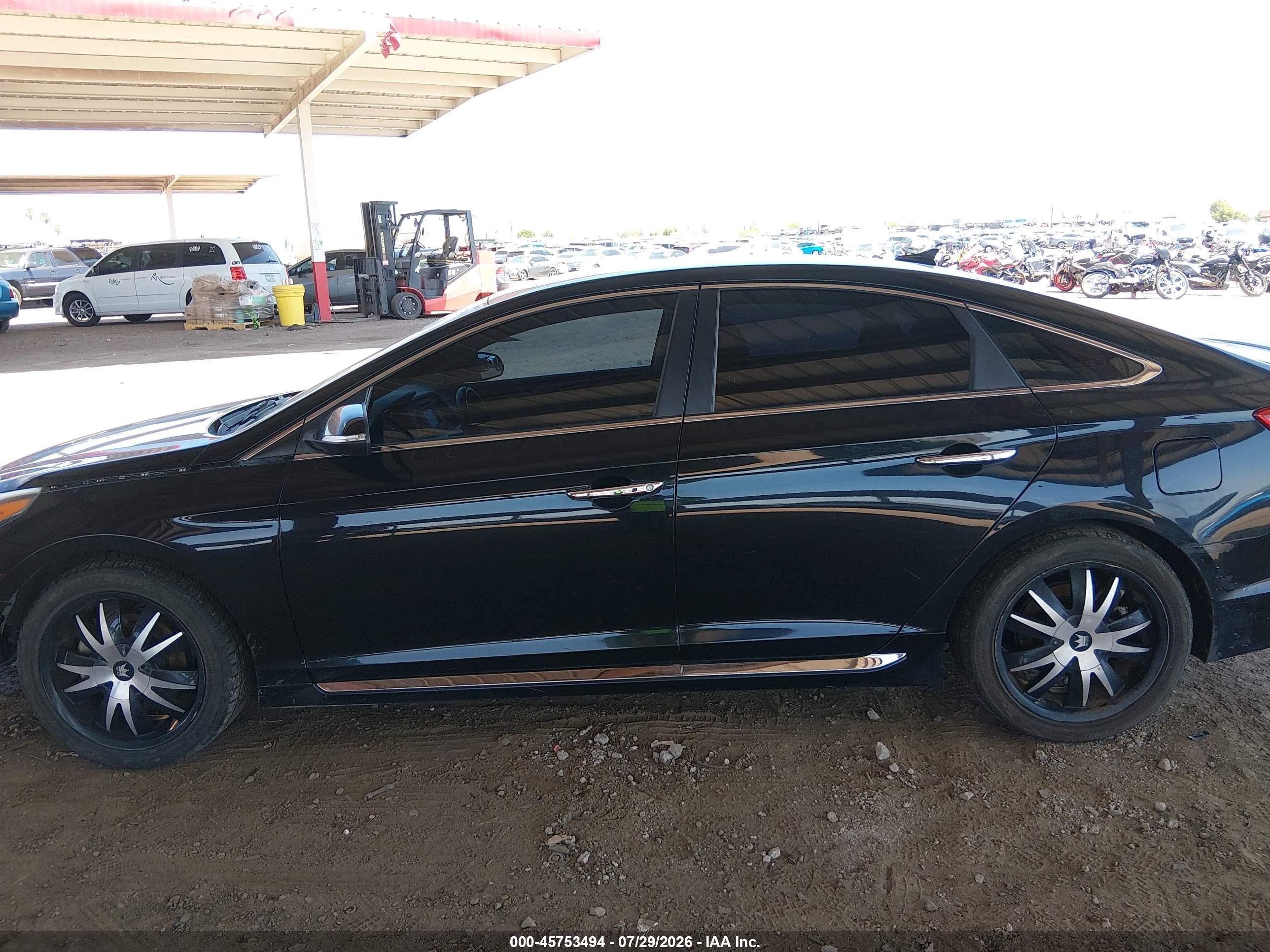2015 Hyundai Sonata Limited Черный vin: 5NPE34AF5FH086909