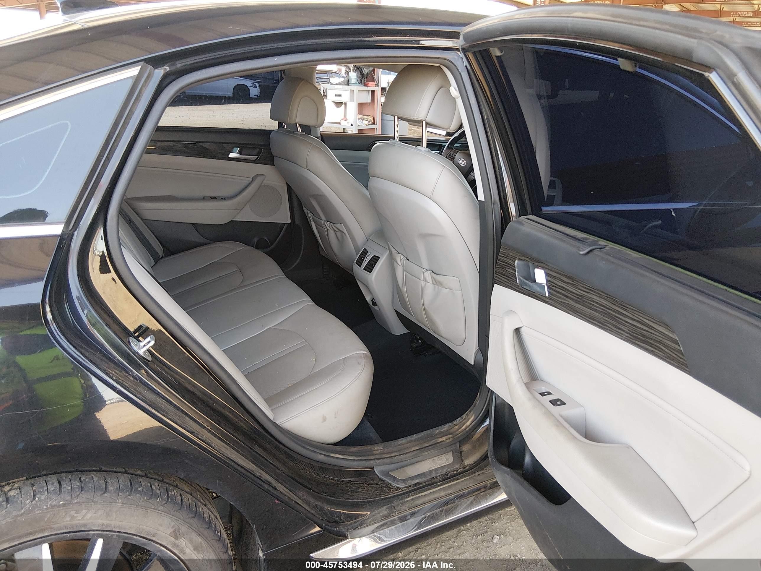 2015 Hyundai Sonata Limited Черный vin: 5NPE34AF5FH086909
