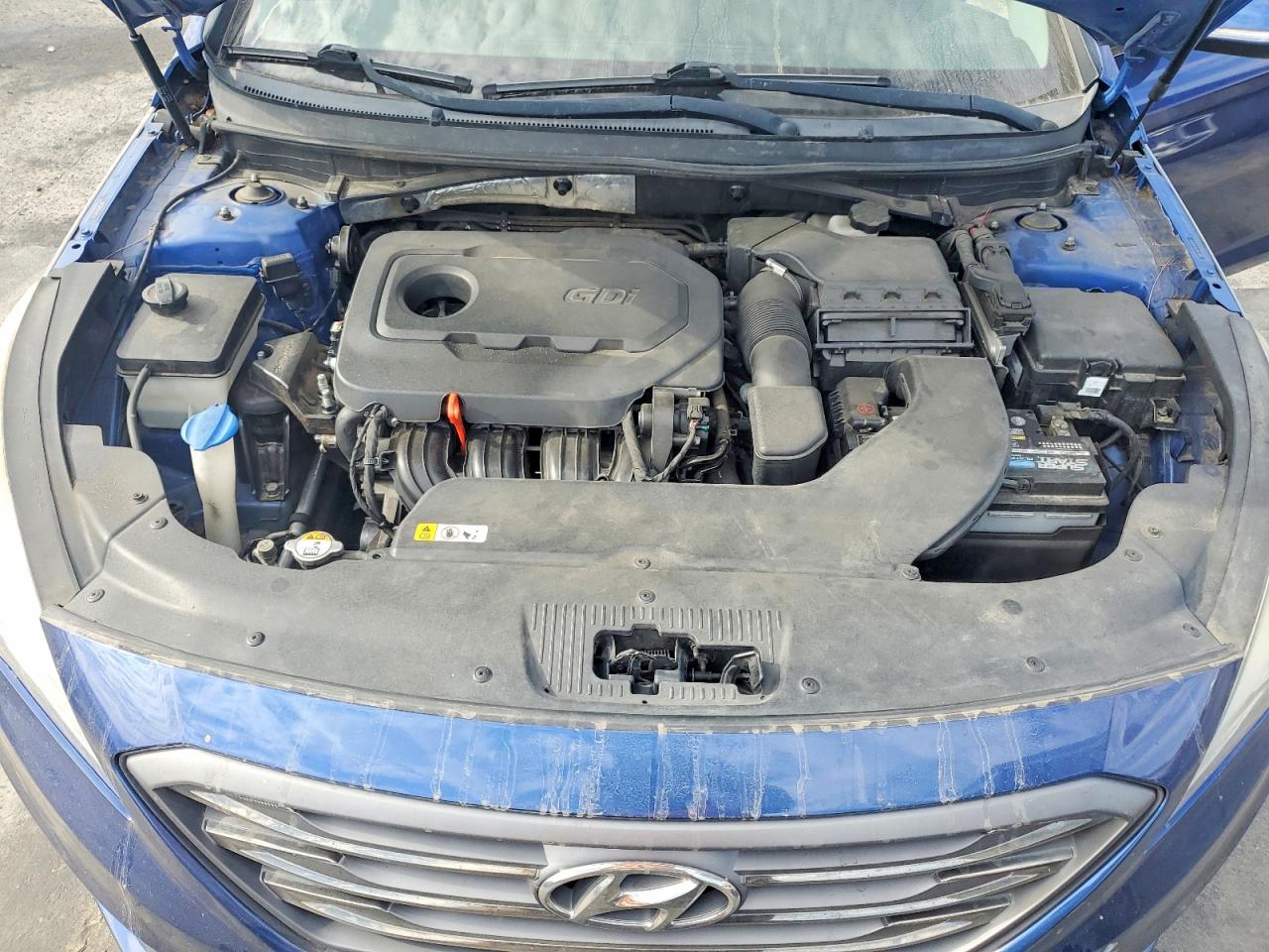 2015 Hyundai Sonata Sport Blue vin: 5NPE34AF5FH097330