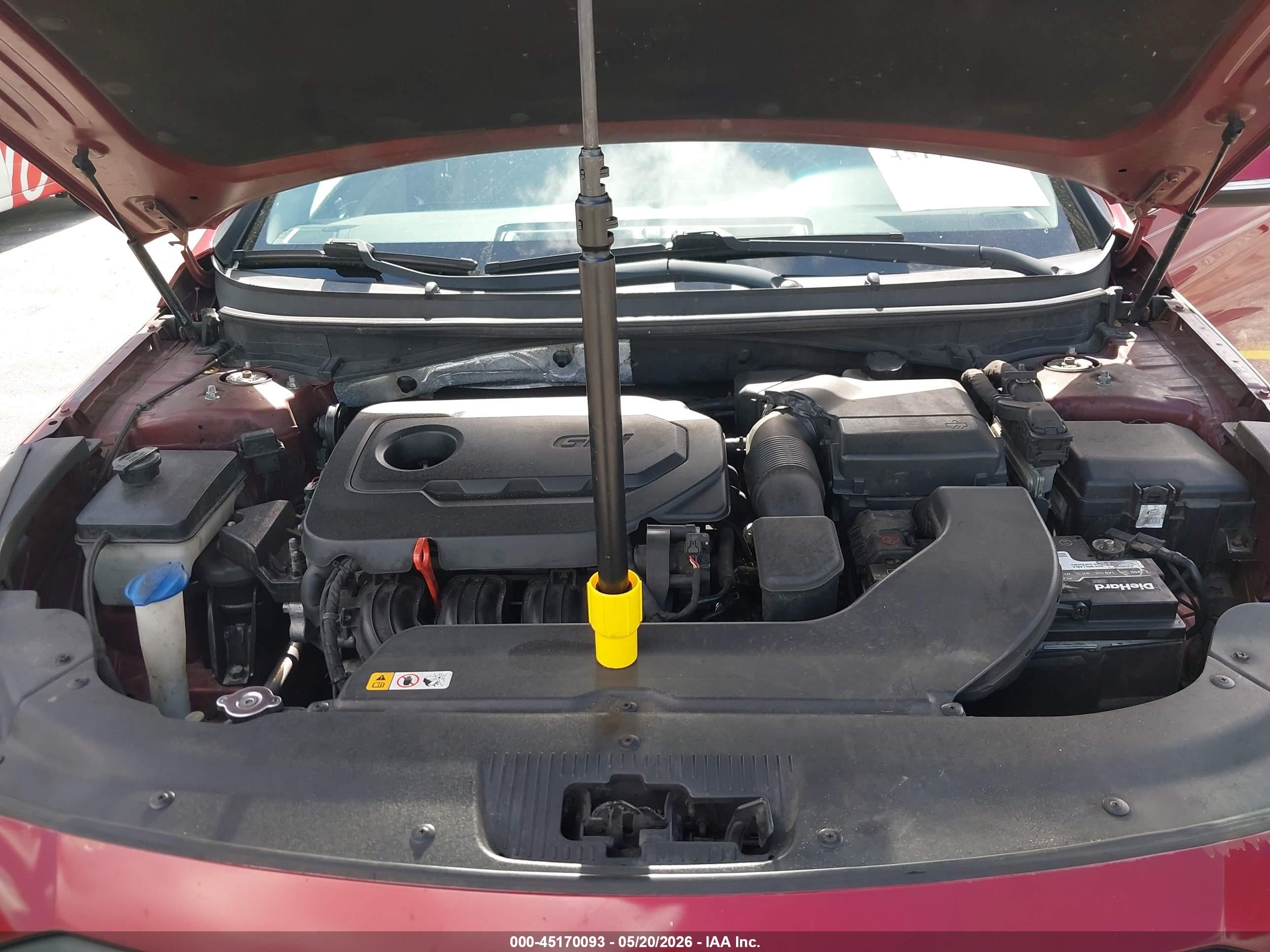 2015 Hyundai Sonata Sport Red vin: 5NPE34AF5FH098090