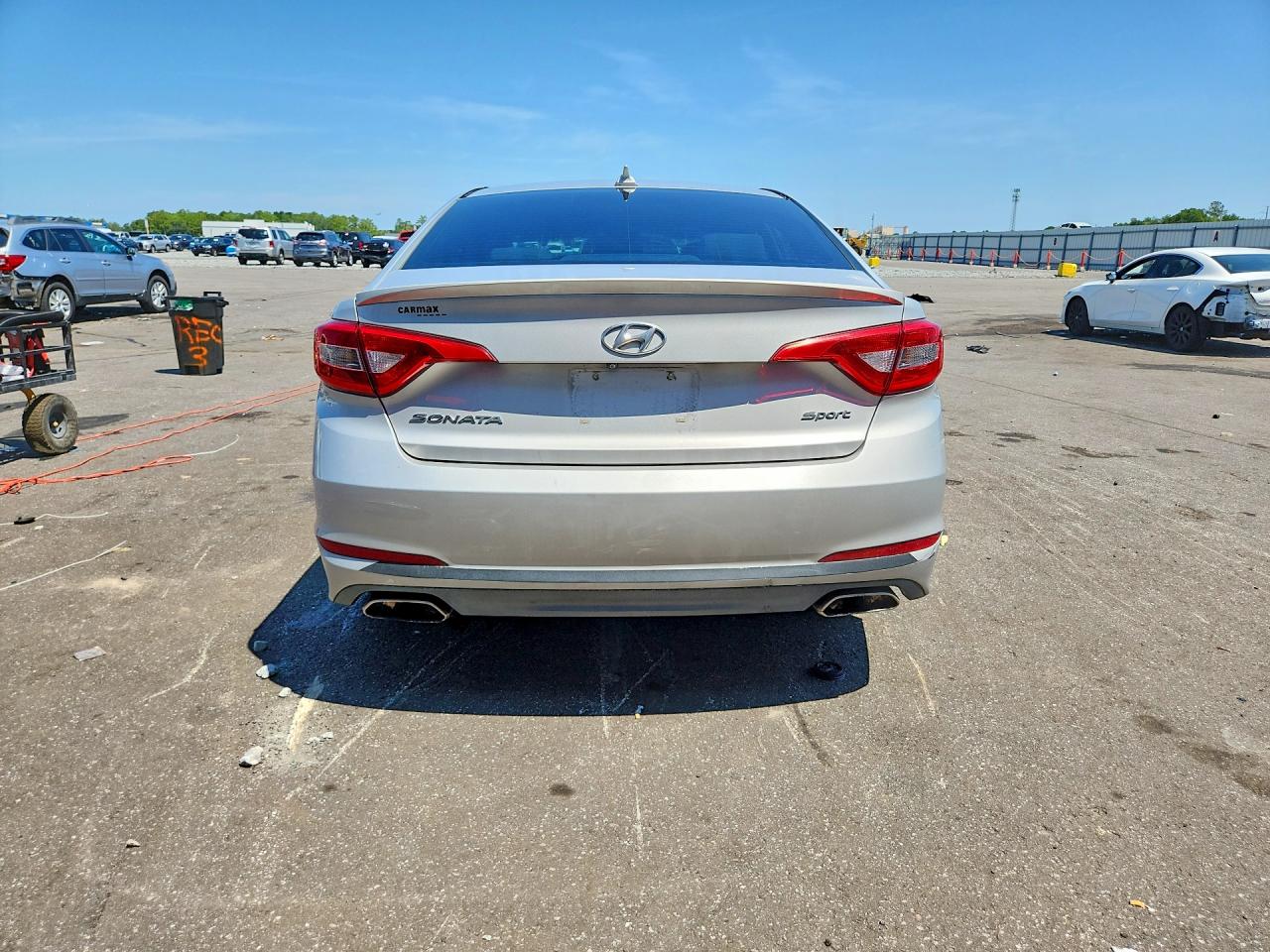2015 Hyundai Sonata Sport Silver vin: 5NPE34AF5FH098123