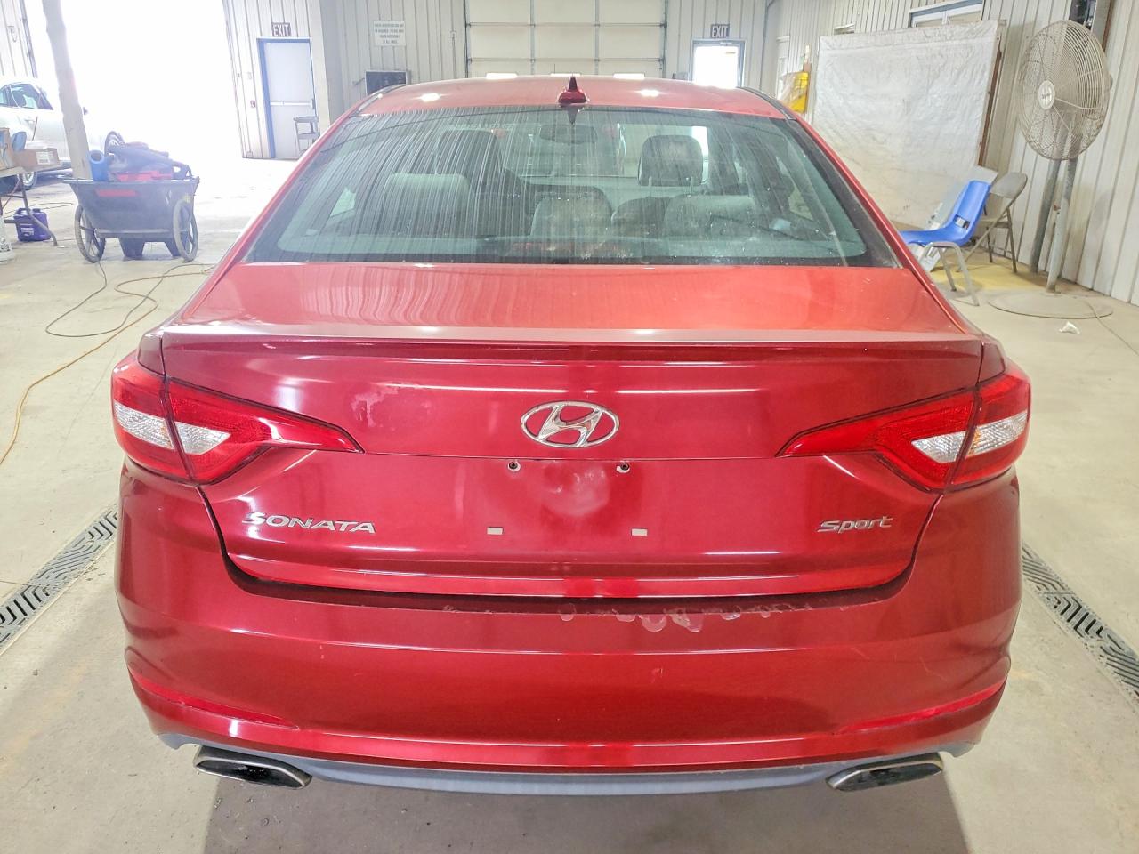 2015 Hyundai Sonata Sport Maroon vin: 5NPE34AF5FH099918