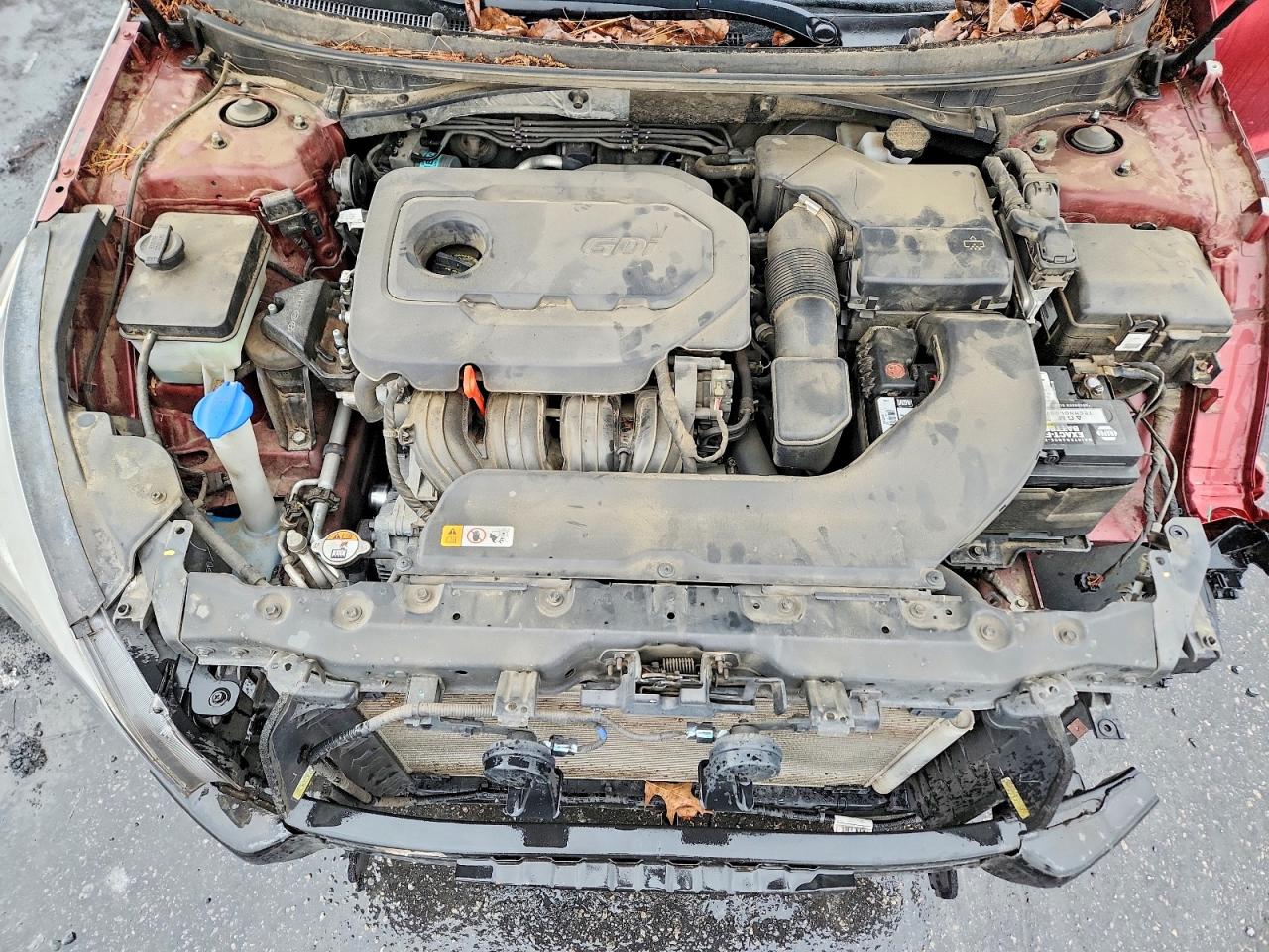 2015 Hyundai Sonata Sport Бордовый vin: 5NPE34AF5FH107502