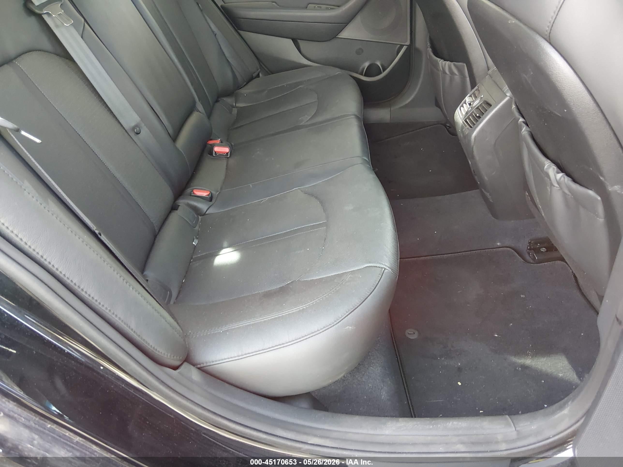 2015 Hyundai Sonata Limited Черный vin: 5NPE34AF5FH116037