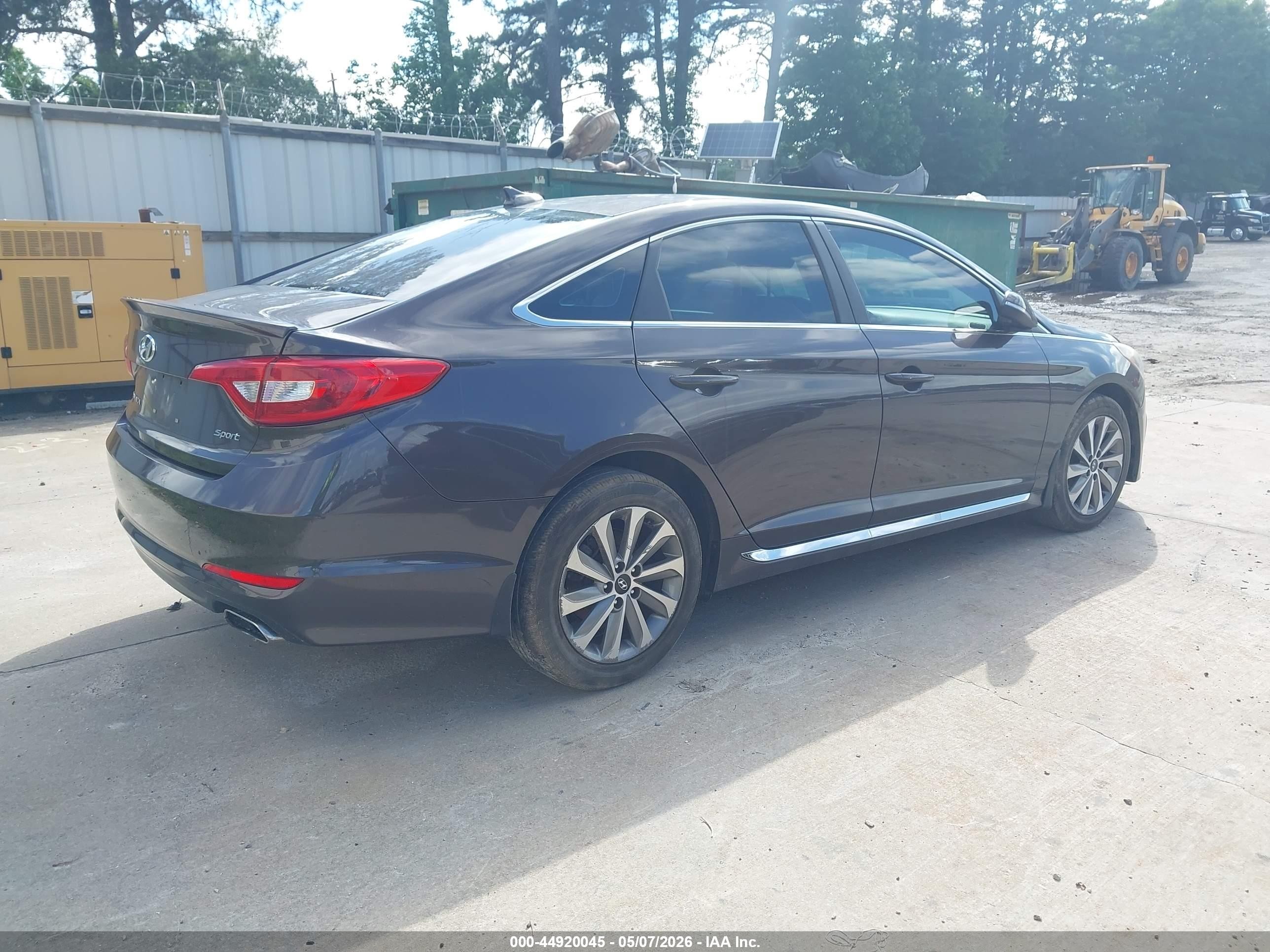 2015 Hyundai Sonata Sport Brown vin: 5NPE34AF5FH117138