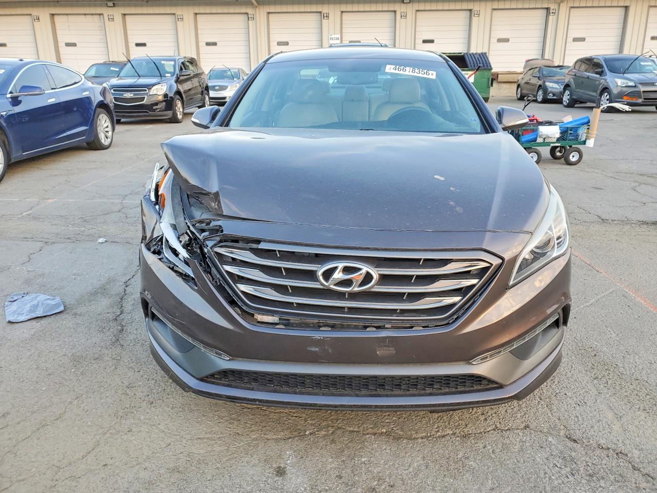 2015 Hyundai Sonata Sport Brown vin: 5NPE34AF5FH134425