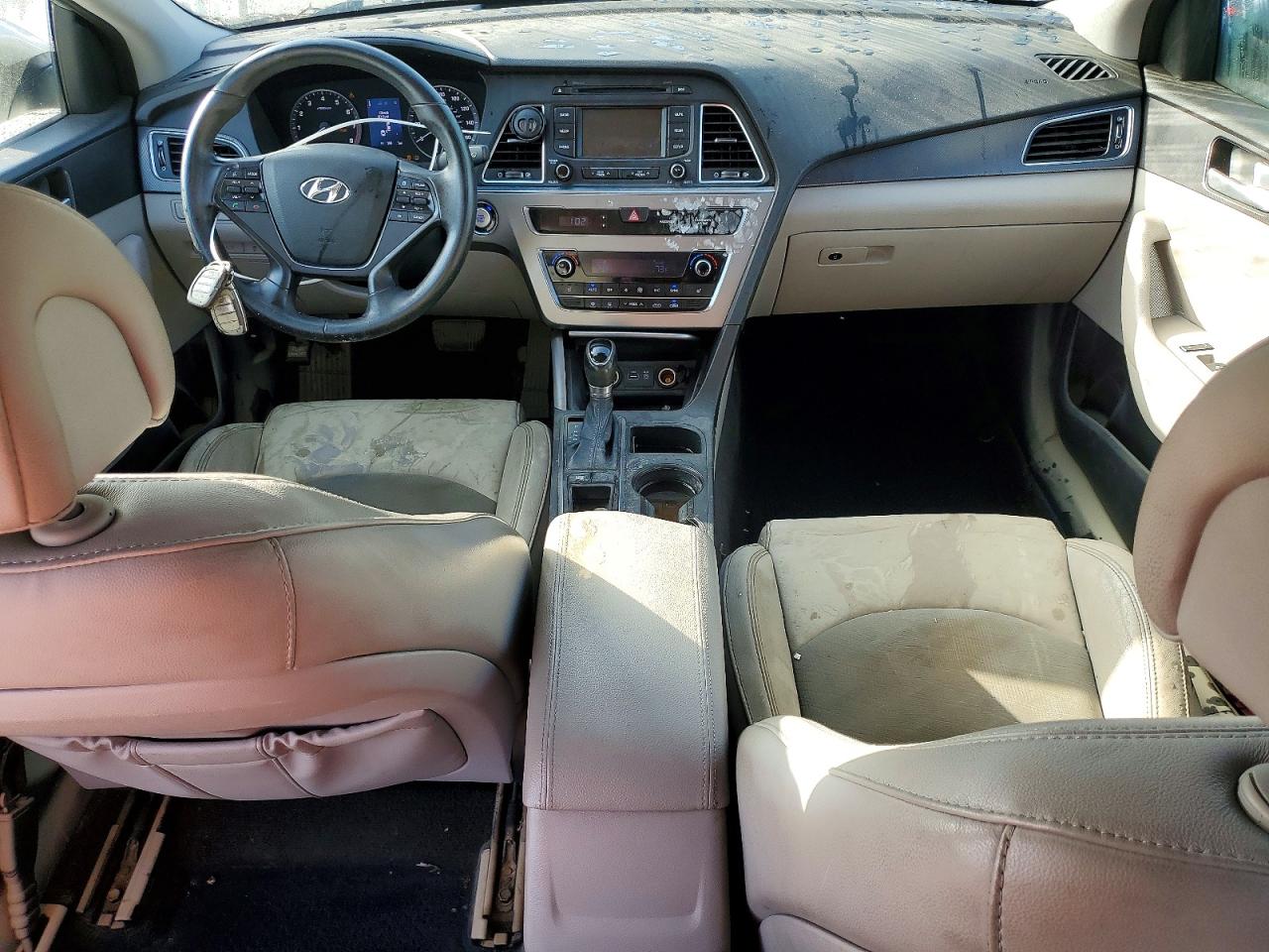 2015 Hyundai Sonata Sport Silver vin: 5NPE34AF5FH145392