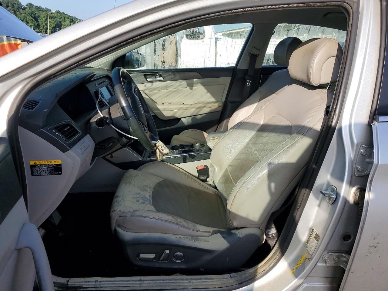2015 Hyundai Sonata Sport Silver vin: 5NPE34AF5FH145392