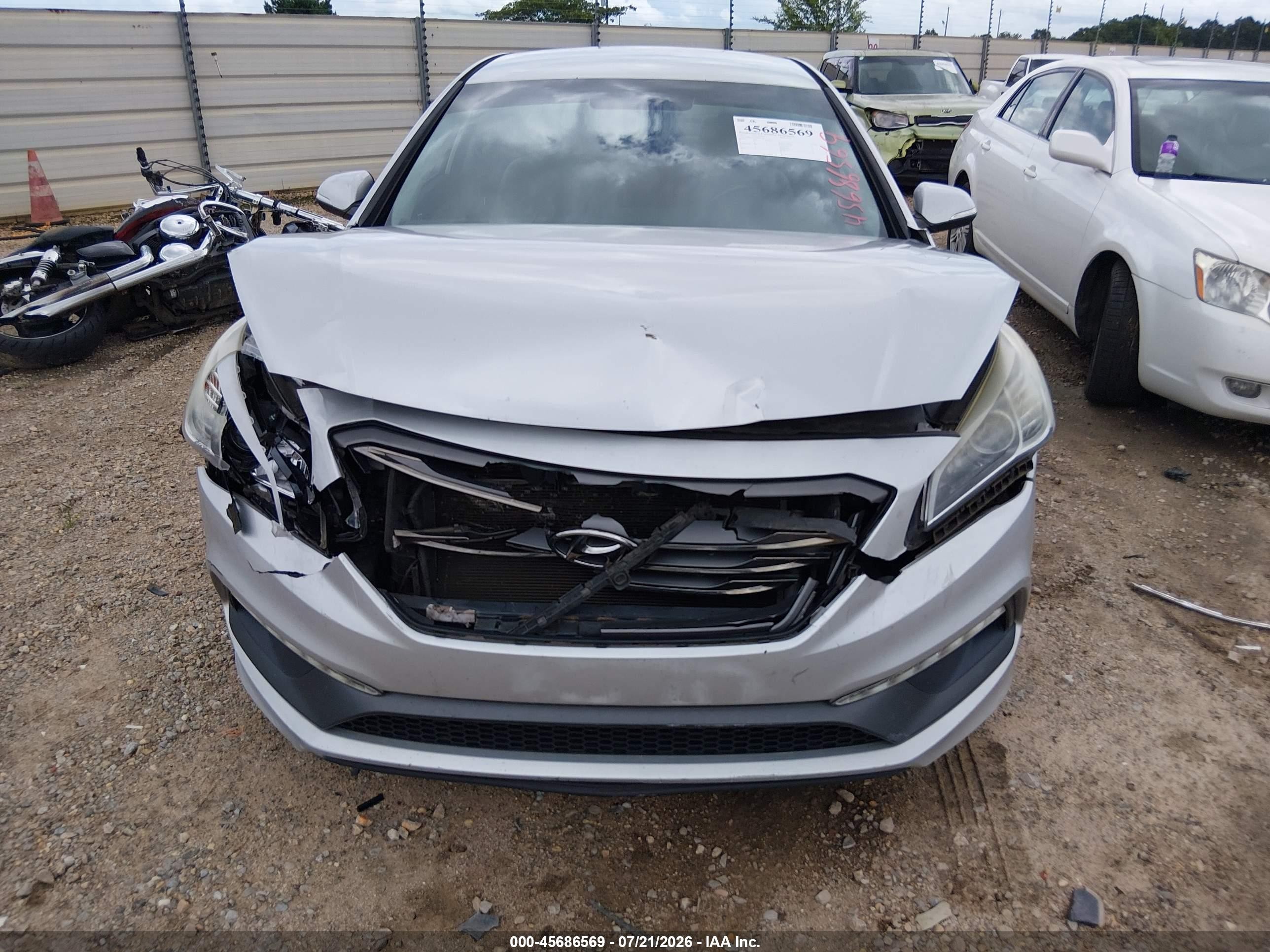 2015 Hyundai Sonata Sport Silver vin: 5NPE34AF5FH161334