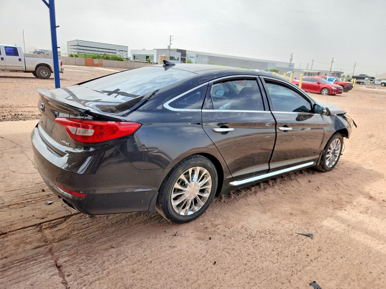 2015 Hyundai Sonata Limited Black vin: 5NPE34AF5FH168865