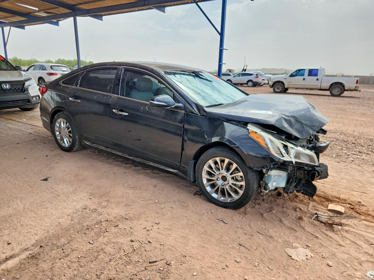 2015 Hyundai Sonata Limited Black vin: 5NPE34AF5FH168865