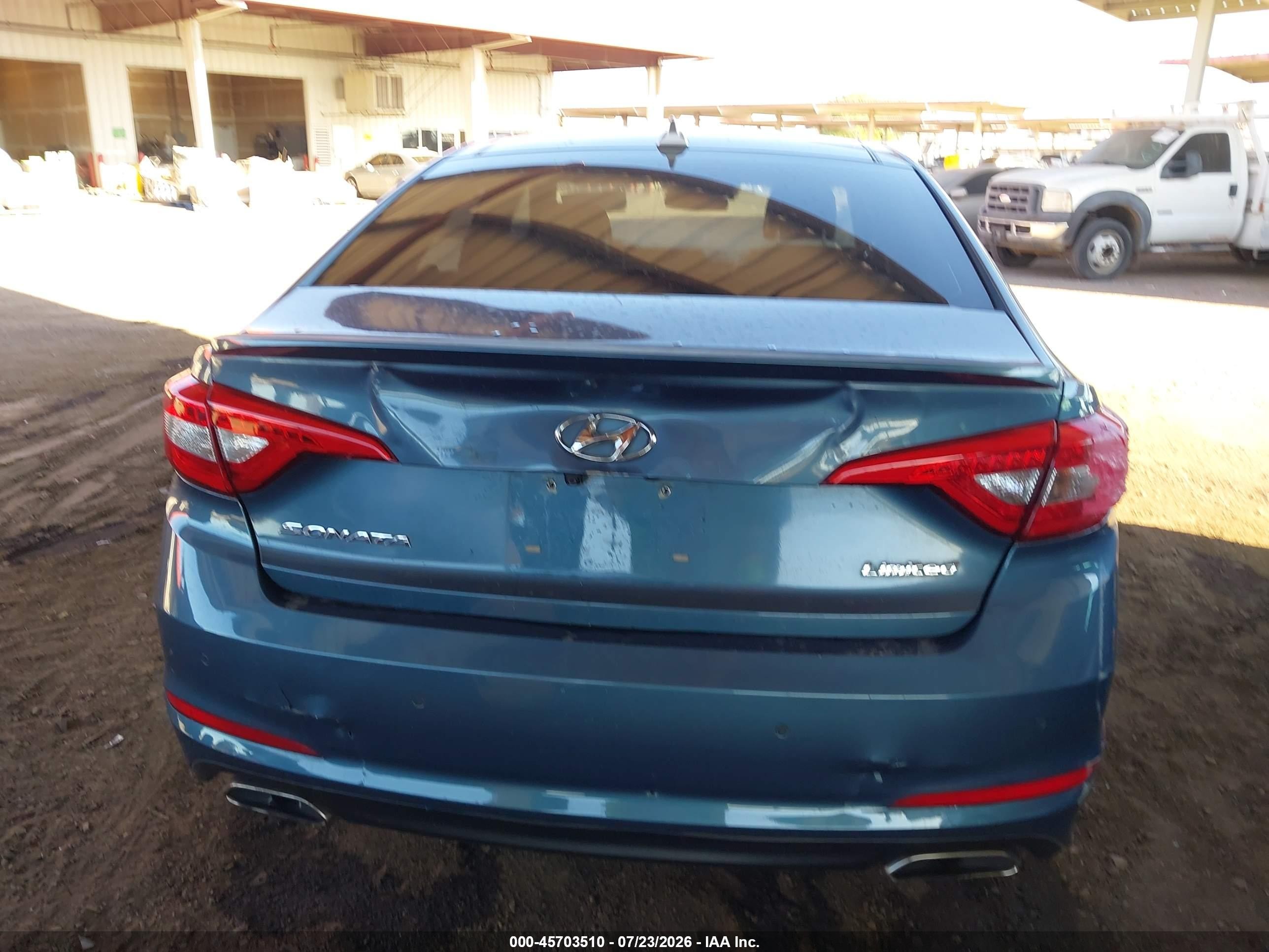 2015 Hyundai Sonata Limited Blue vin: 5NPE34AF5FH169644