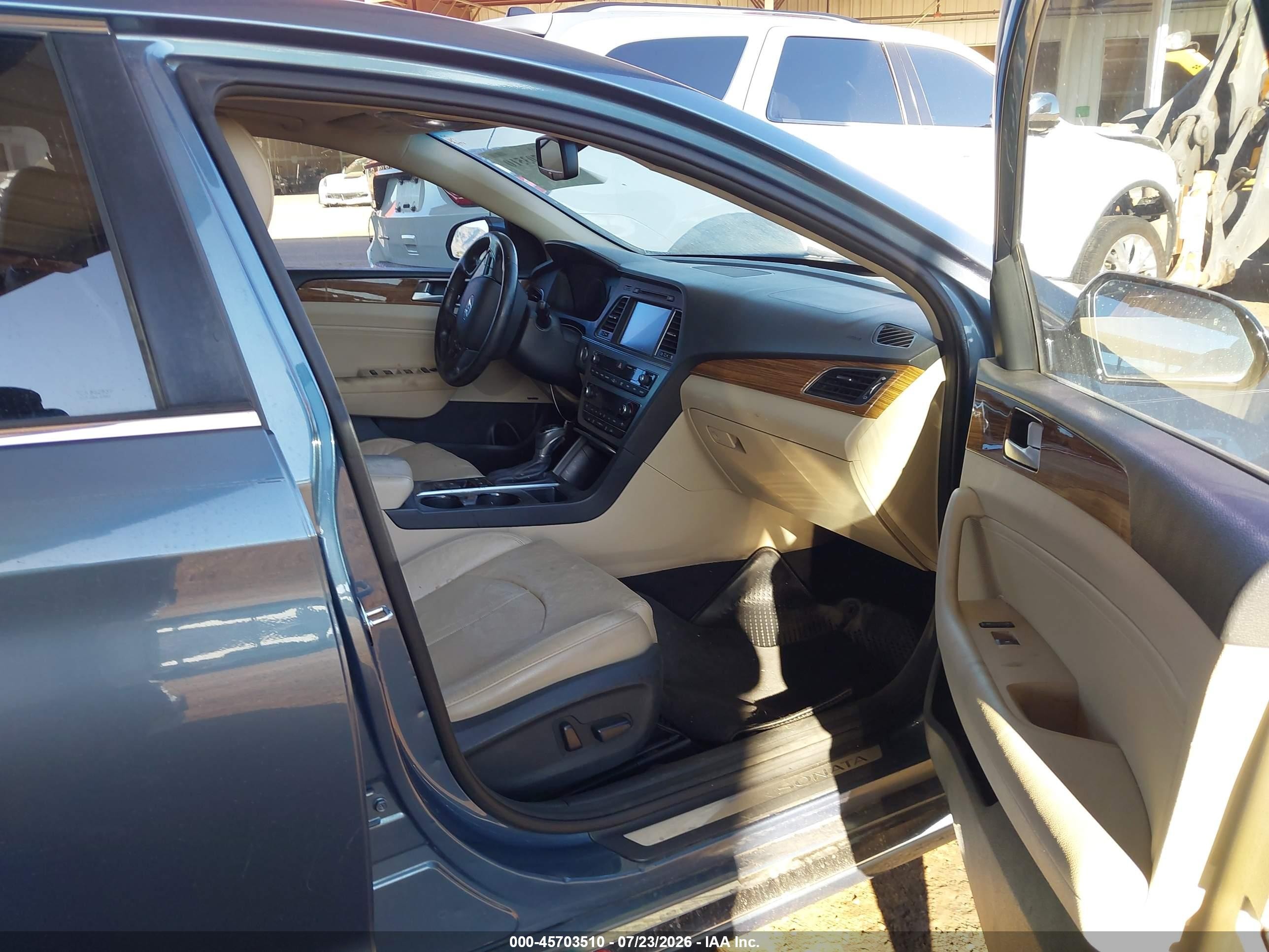 2015 Hyundai Sonata Limited Blue vin: 5NPE34AF5FH169644