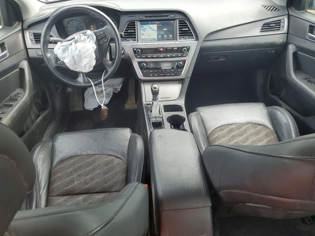2015 Hyundai Sonata Sport Черный vin: 5NPE34AF5FH174472