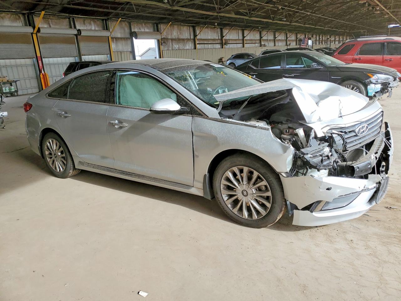 2015 Hyundai Sonata Limited Silver vin: 5NPE34AF5FH179168
