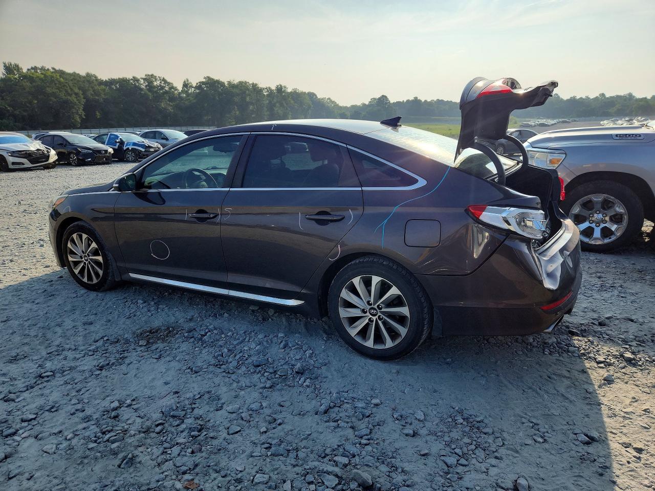 2015 Hyundai Sonata Sport Brown vin: 5NPE34AF5FH190333