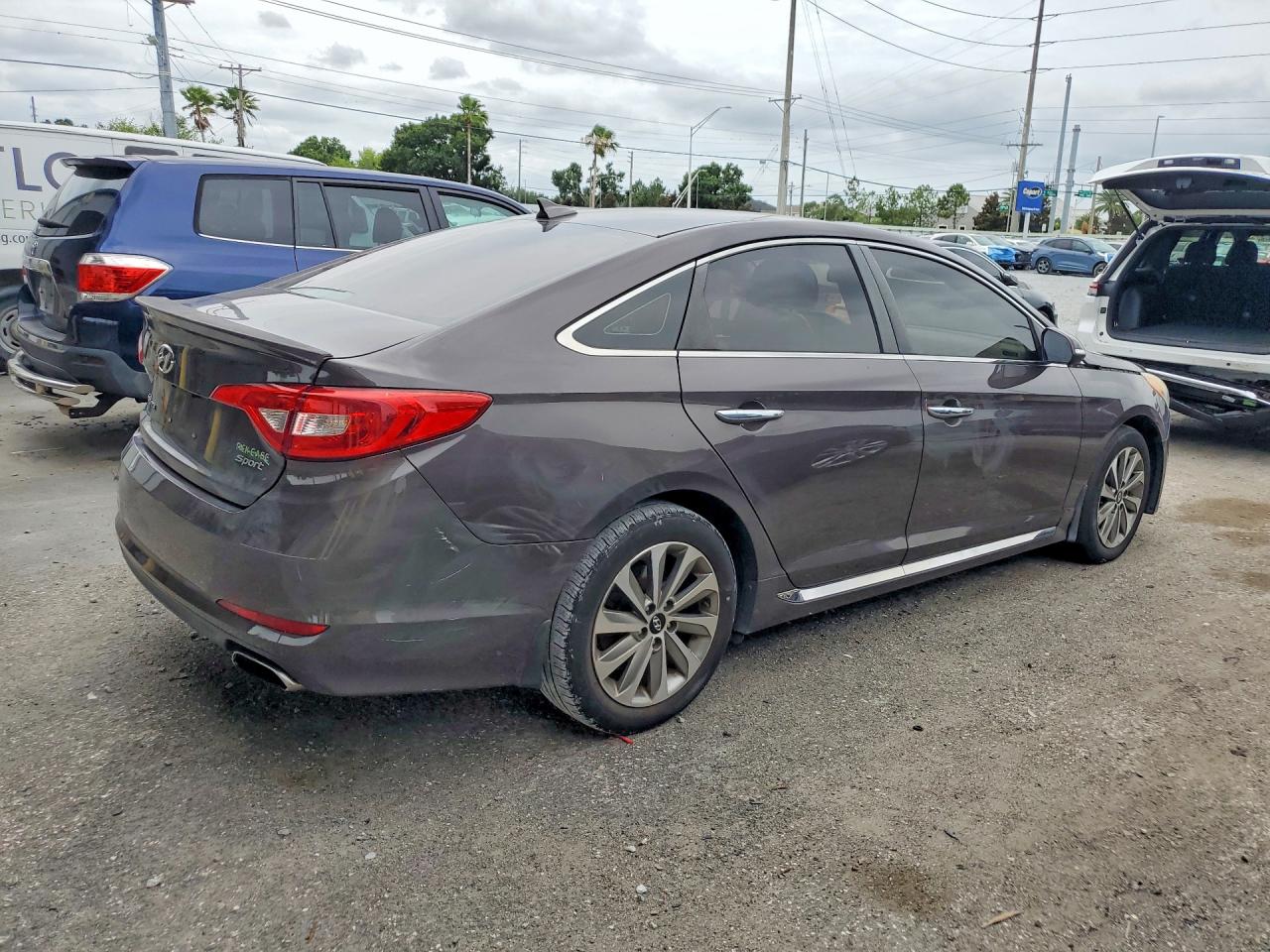 2015 Hyundai Sonata Sport Коричневый vin: 5NPE34AF5FH190350