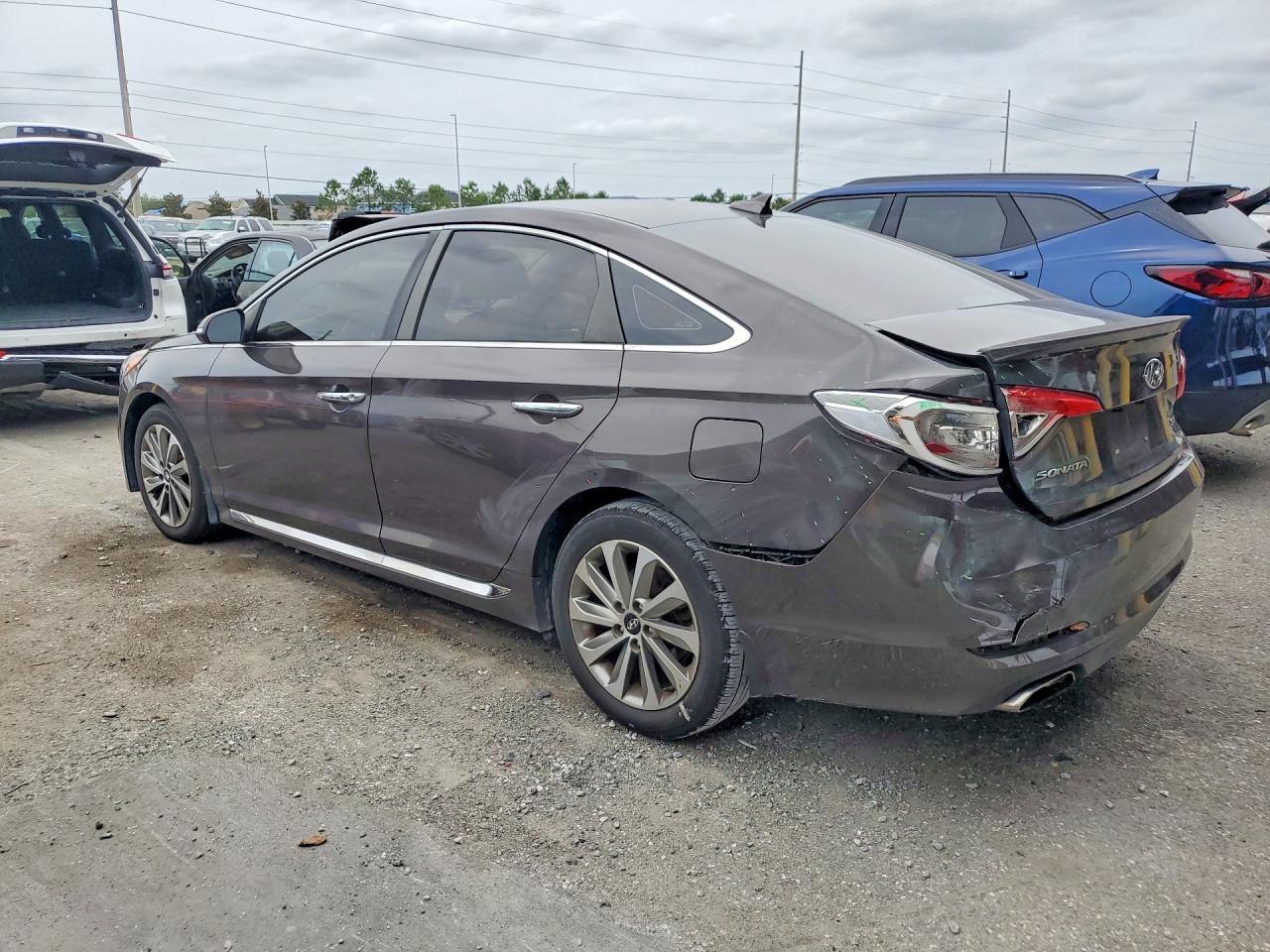 2015 Hyundai Sonata Sport Коричневый vin: 5NPE34AF5FH190350