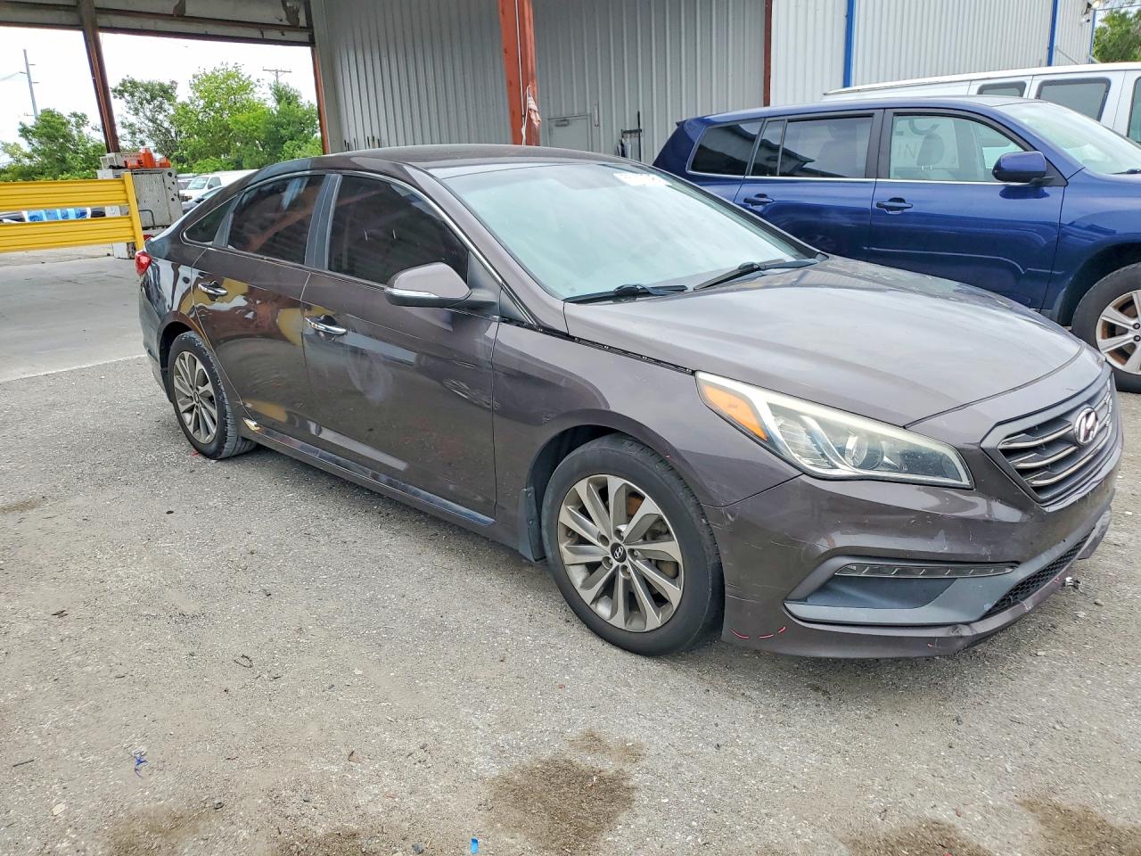 2015 Hyundai Sonata Sport Коричневый vin: 5NPE34AF5FH190350