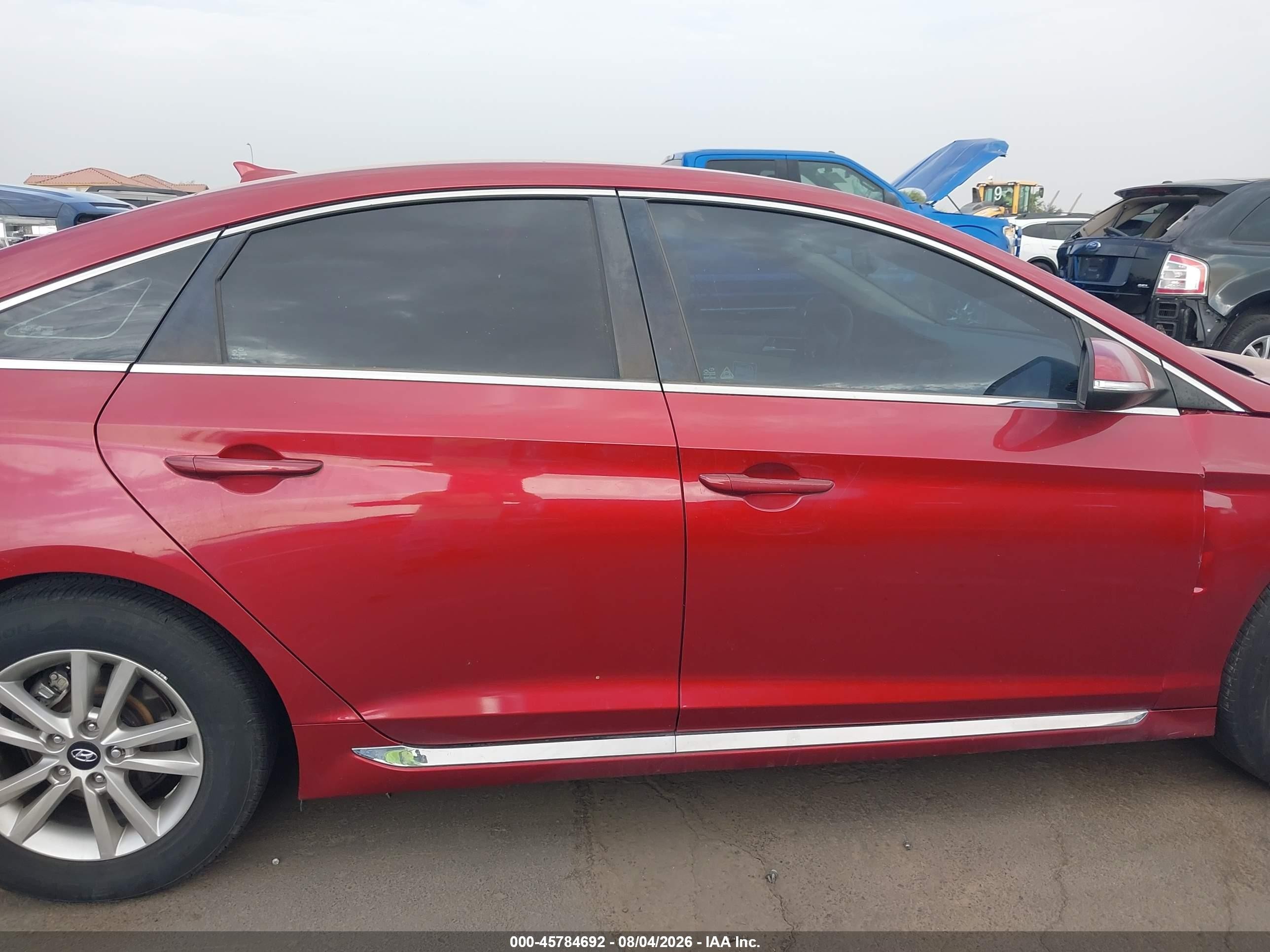 2015 Hyundai Sonata Sport Красный vin: 5NPE34AF5FH196715