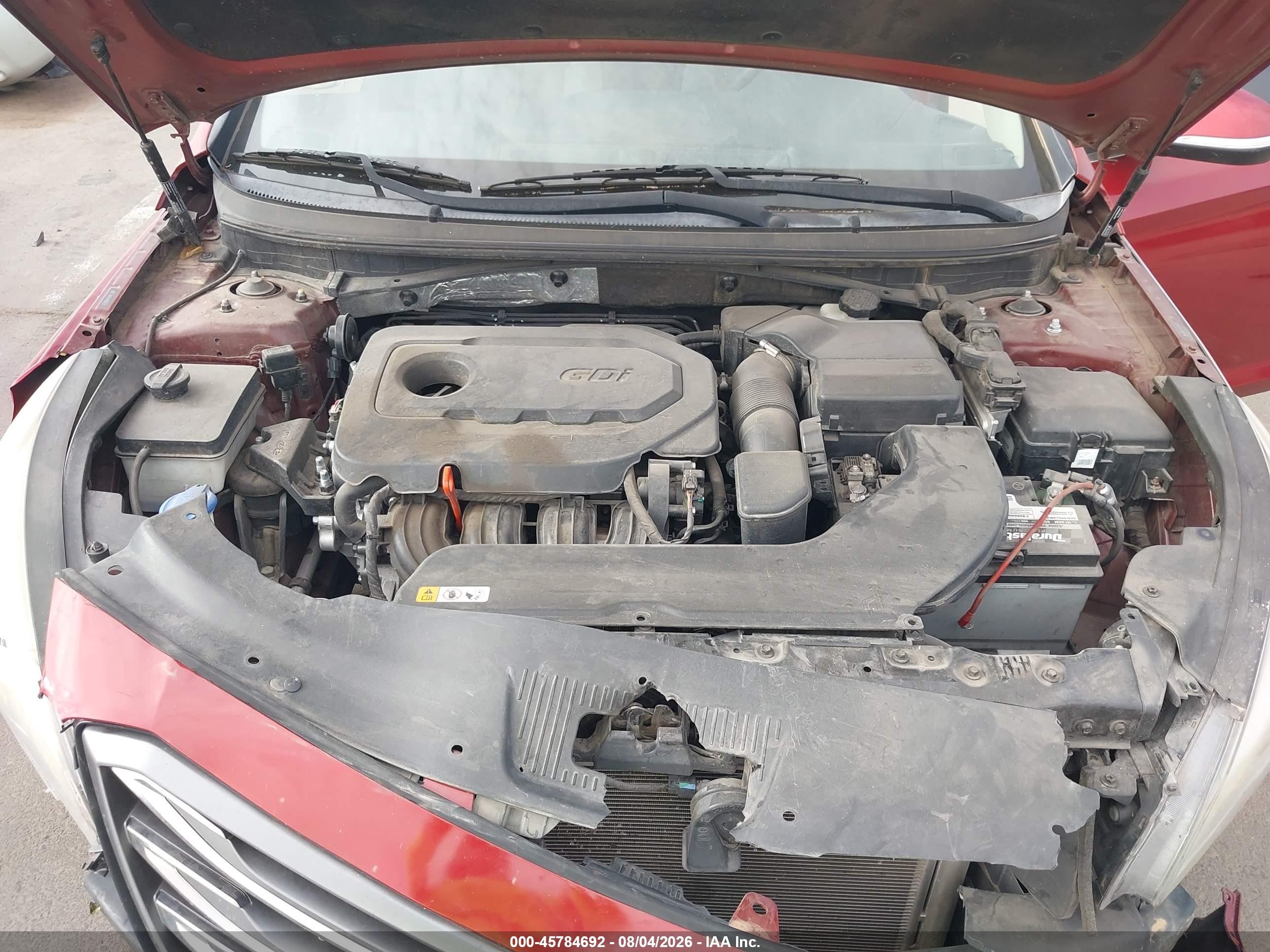 2015 Hyundai Sonata Sport Красный vin: 5NPE34AF5FH196715