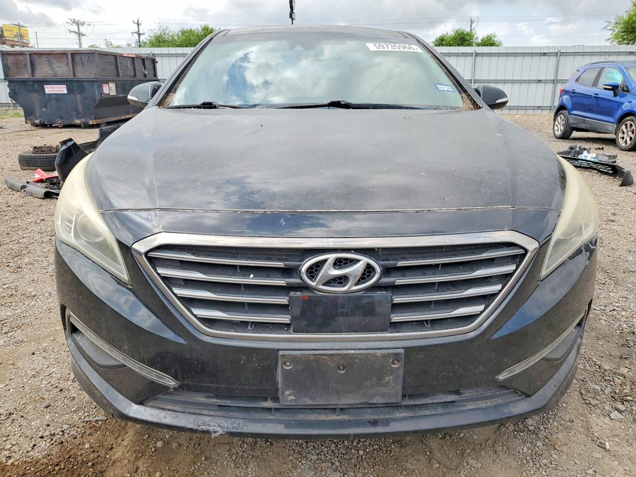 2015 Hyundai Sonata Limited Black vin: 5NPE34AF5FH229163