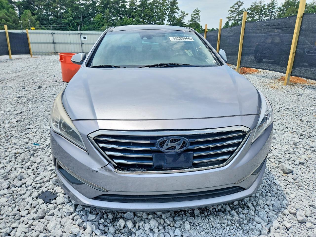 2015 Hyundai Sonata Limited Charcoal vin: 5NPE34AF5FH245055