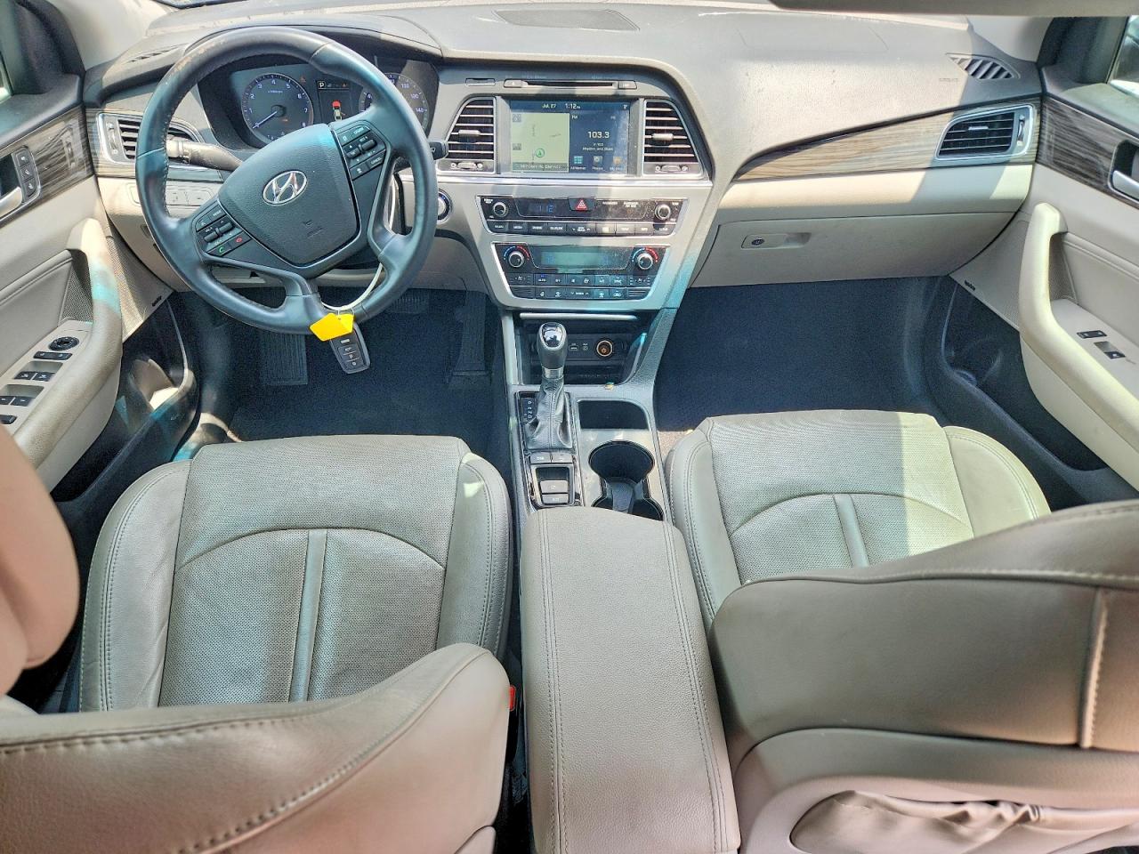 2015 Hyundai Sonata Limited Charcoal vin: 5NPE34AF5FH245055