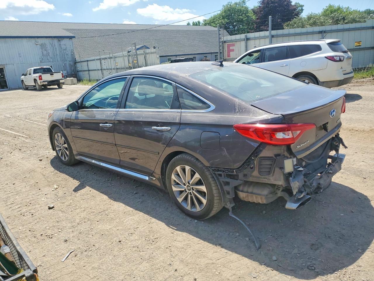 2015 Hyundai Sonata Sport Серый vin: 5NPE34AF5FH251681