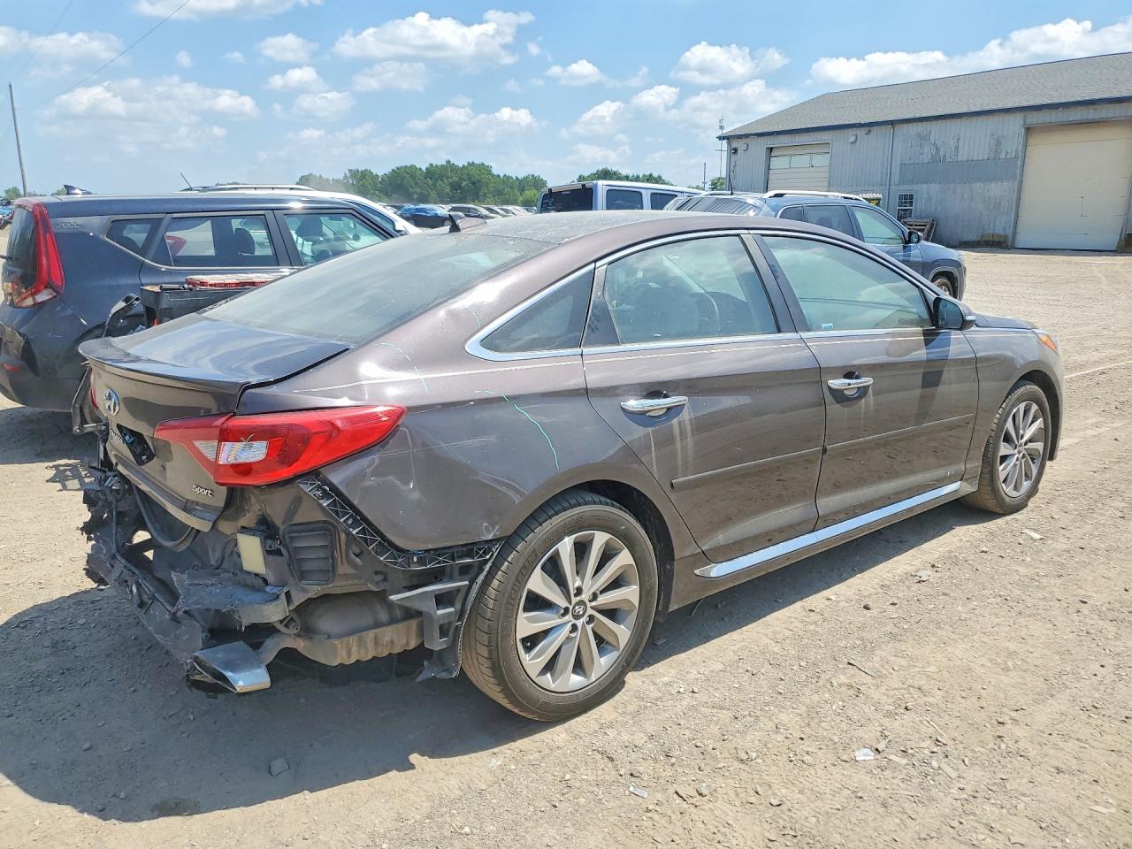 2015 Hyundai Sonata Sport Серый vin: 5NPE34AF5FH251681