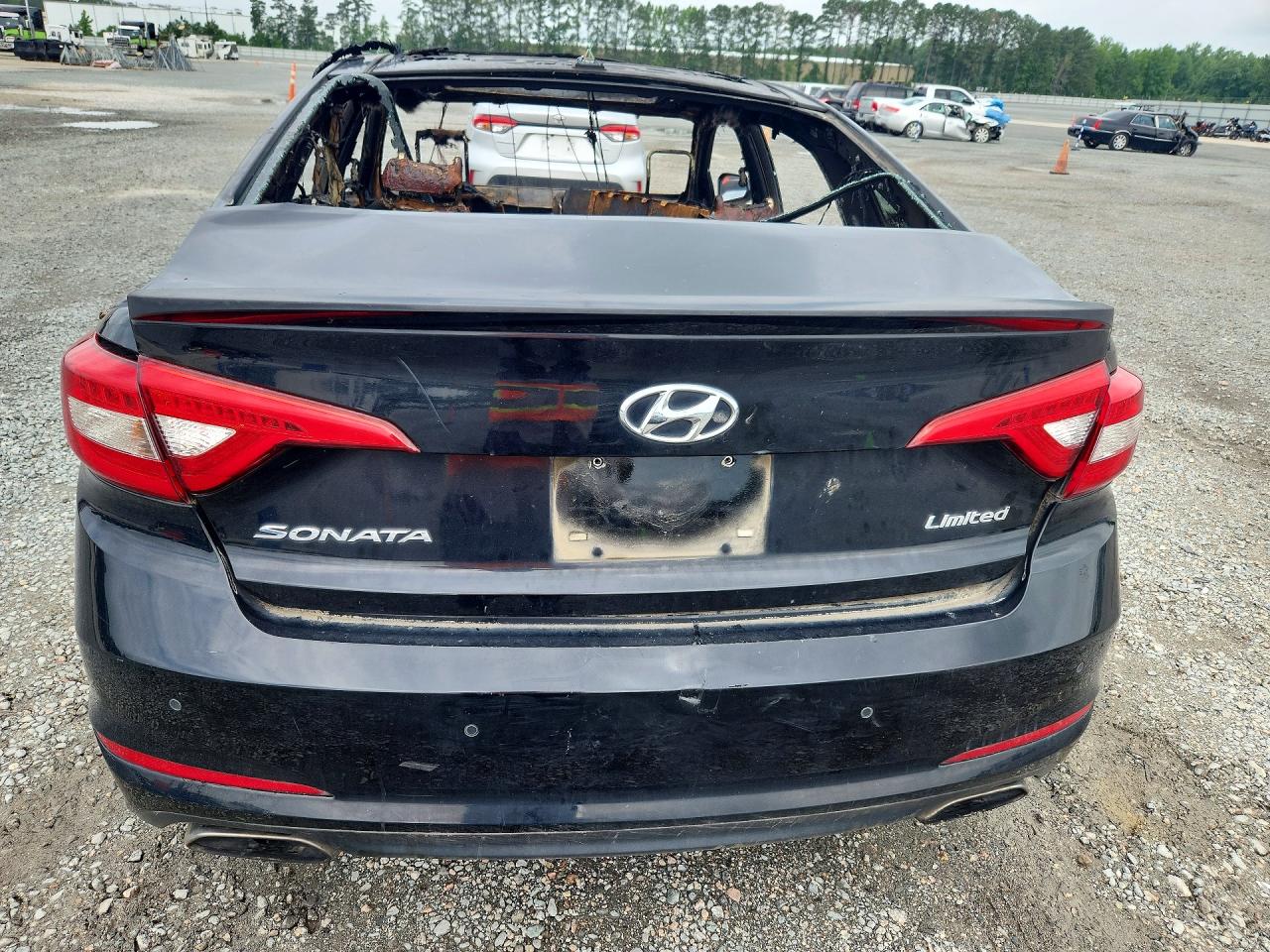 2015 Hyundai Sonata Limited Gray vin: 5NPE34AF5FH260039