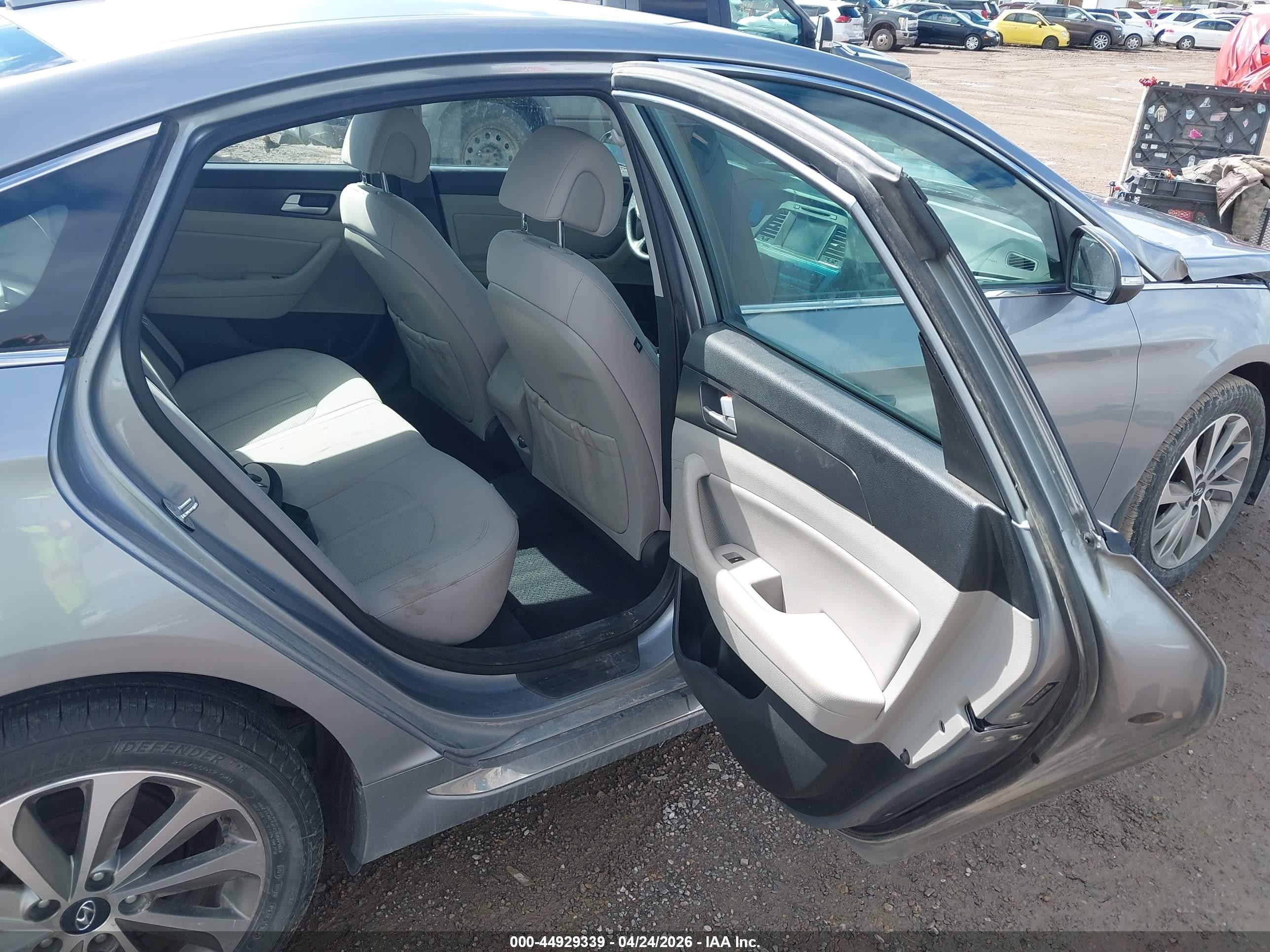 2016 Hyundai Sonata Sport Серебряный vin: 5NPE34AF5GH341981