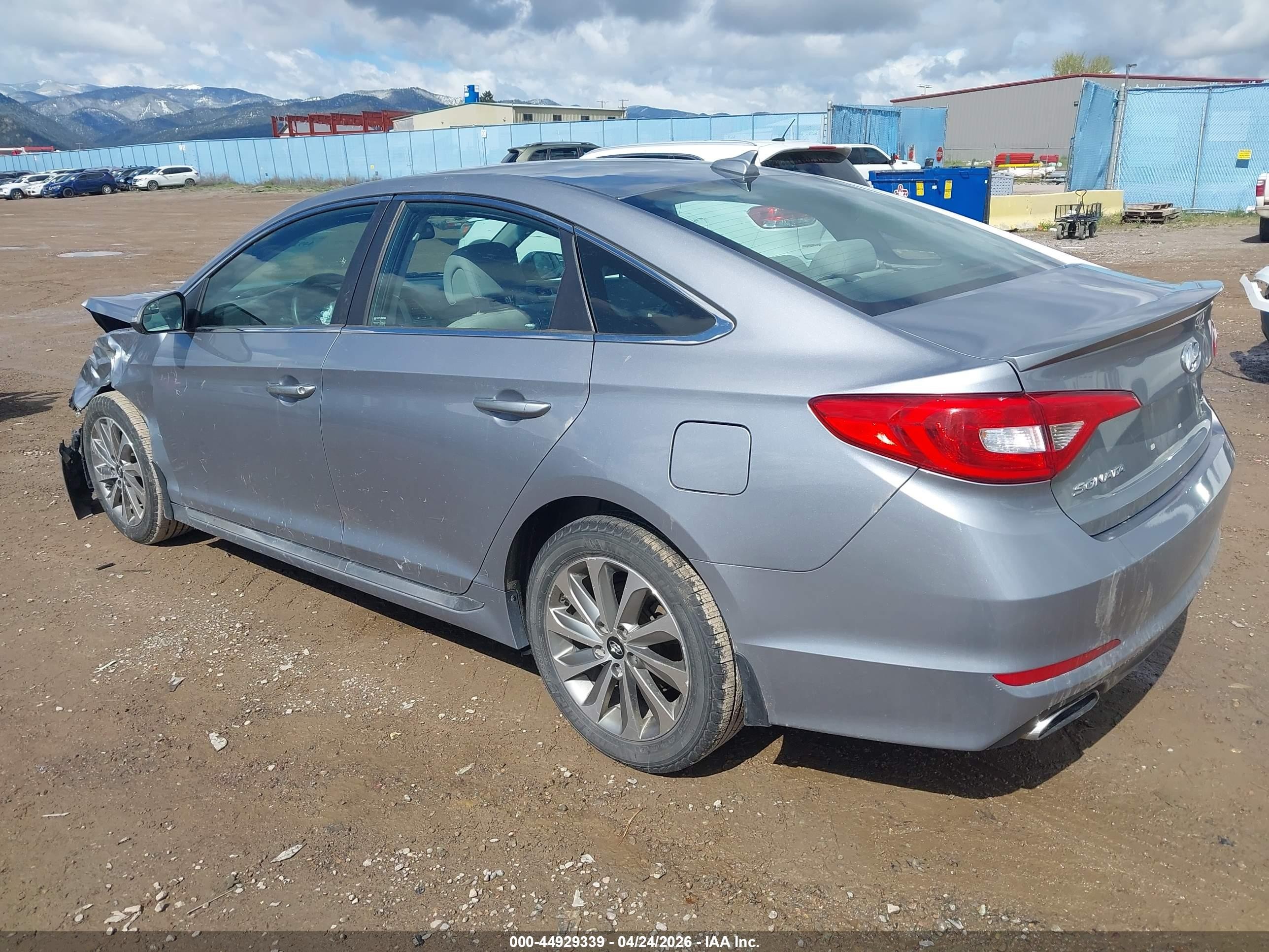 2016 Hyundai Sonata Sport Серебряный vin: 5NPE34AF5GH341981