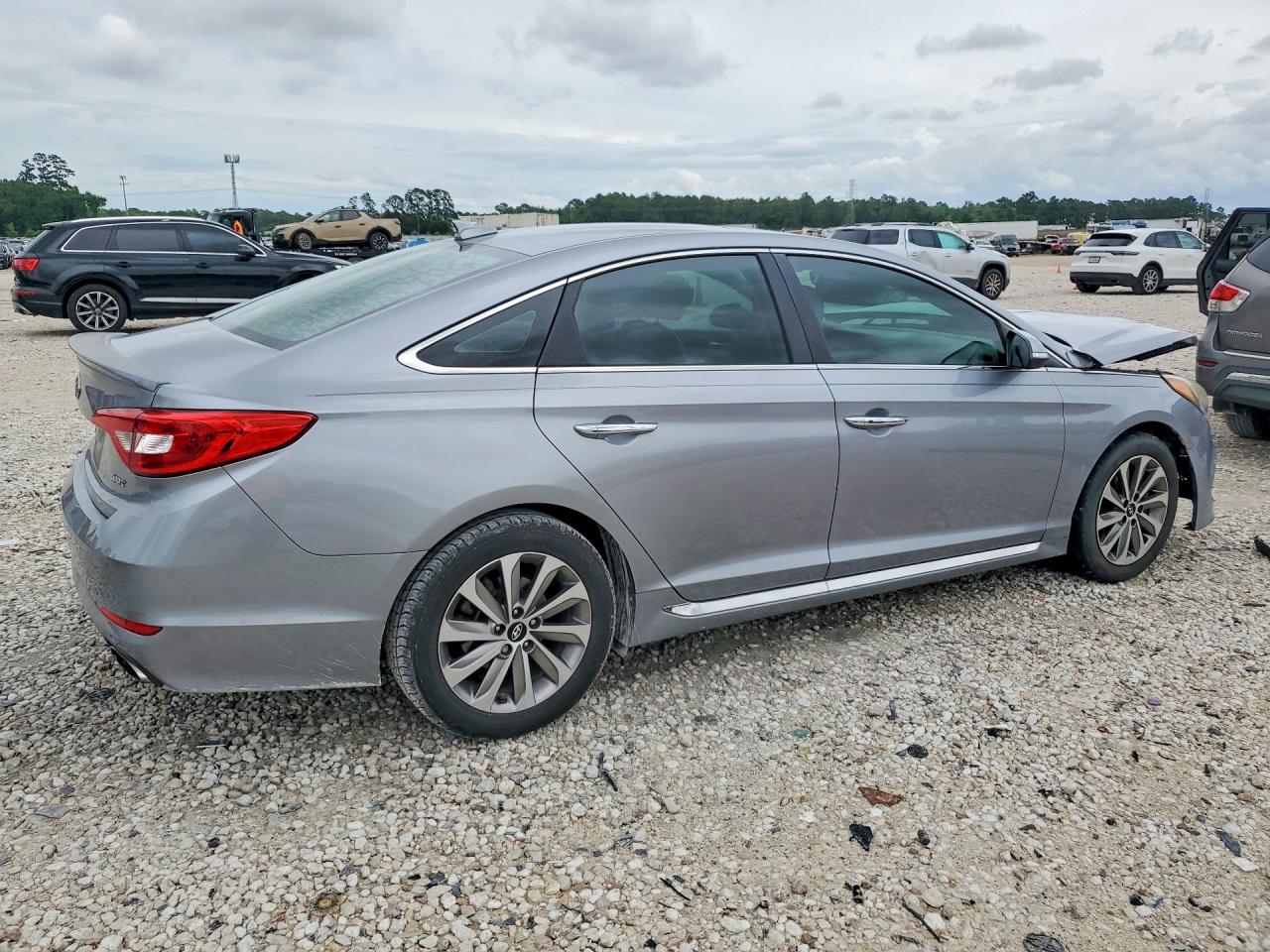 2017 Hyundai Sonata Sport Серебряный vin: 5NPE34AF5HH502329