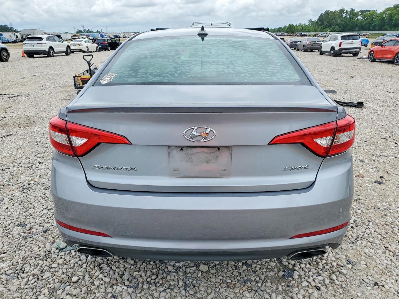 2017 Hyundai Sonata Sport Серебряный vin: 5NPE34AF5HH502329