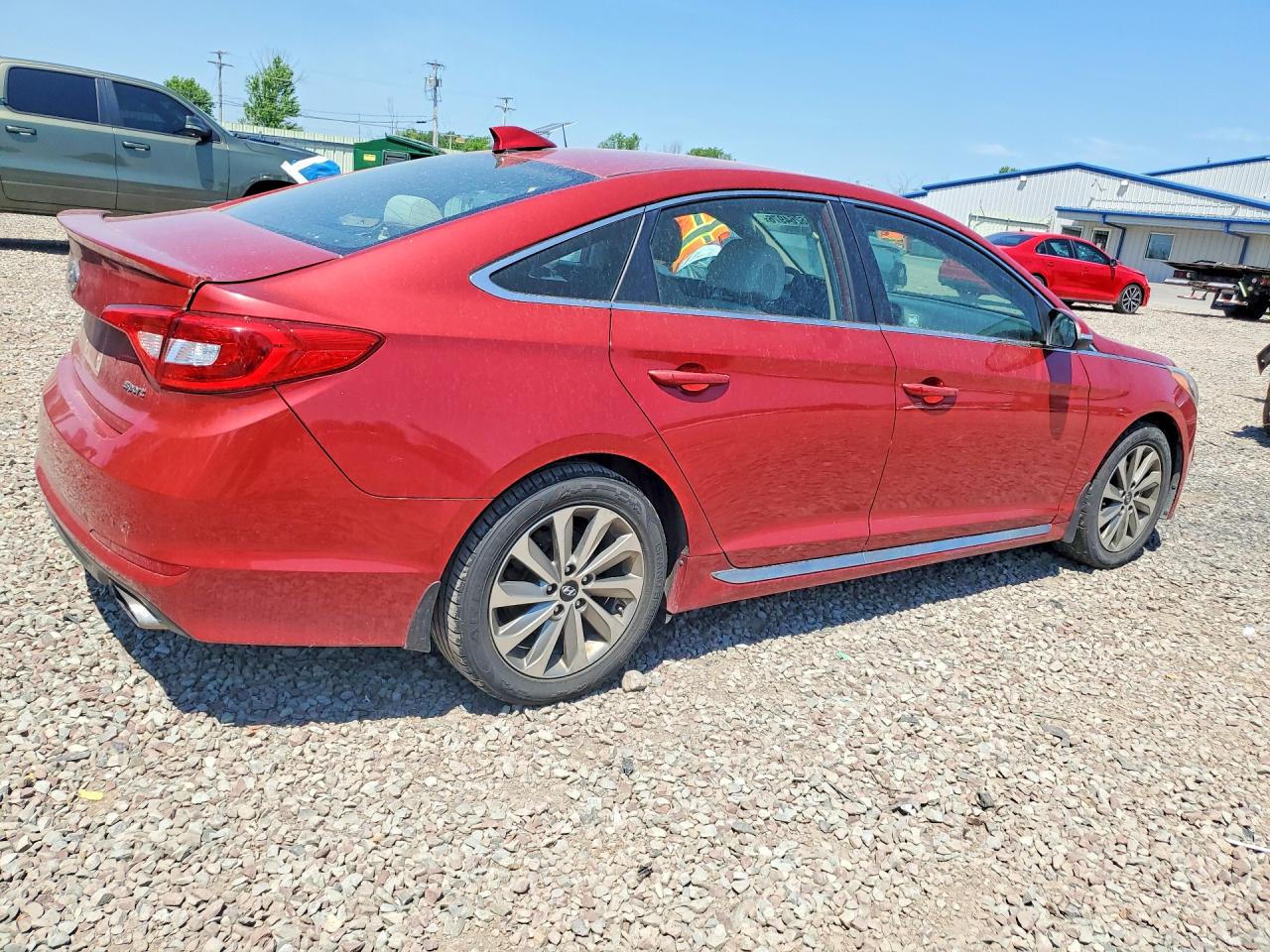 2017 Hyundai Sonata Sport Red vin: 5NPE34AF5HH543950