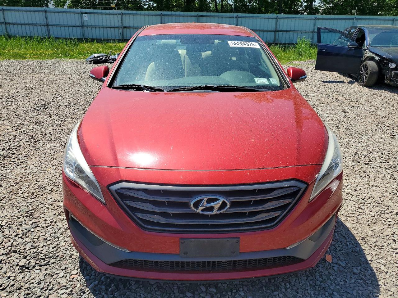 2017 Hyundai Sonata Sport Red vin: 5NPE34AF5HH543950