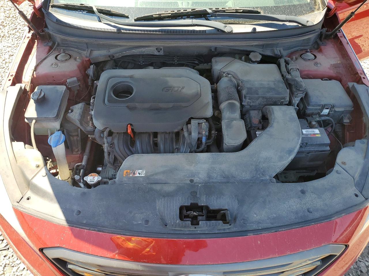 2017 Hyundai Sonata Sport Red vin: 5NPE34AF5HH543950
