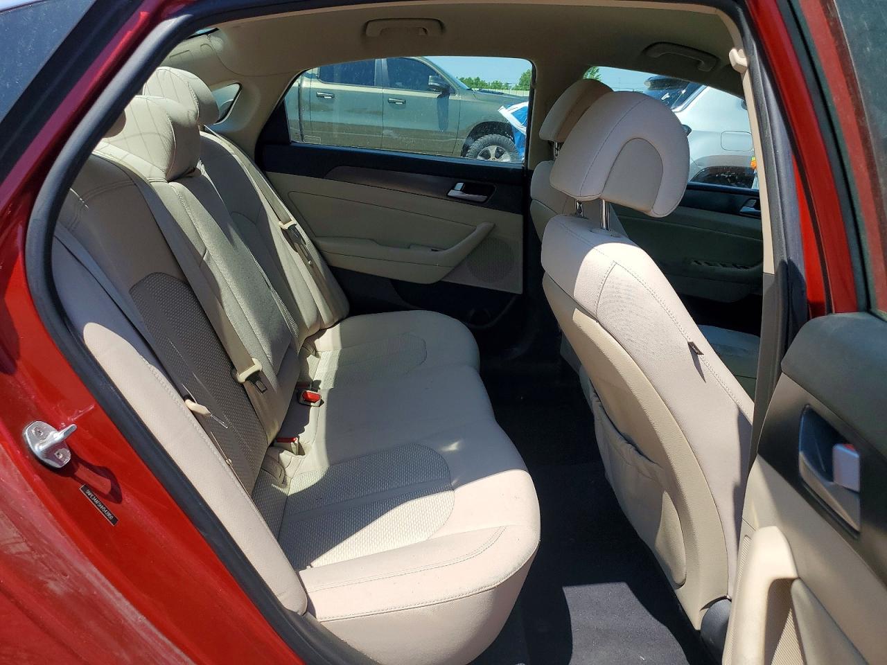 2017 Hyundai Sonata Sport Red vin: 5NPE34AF5HH543950