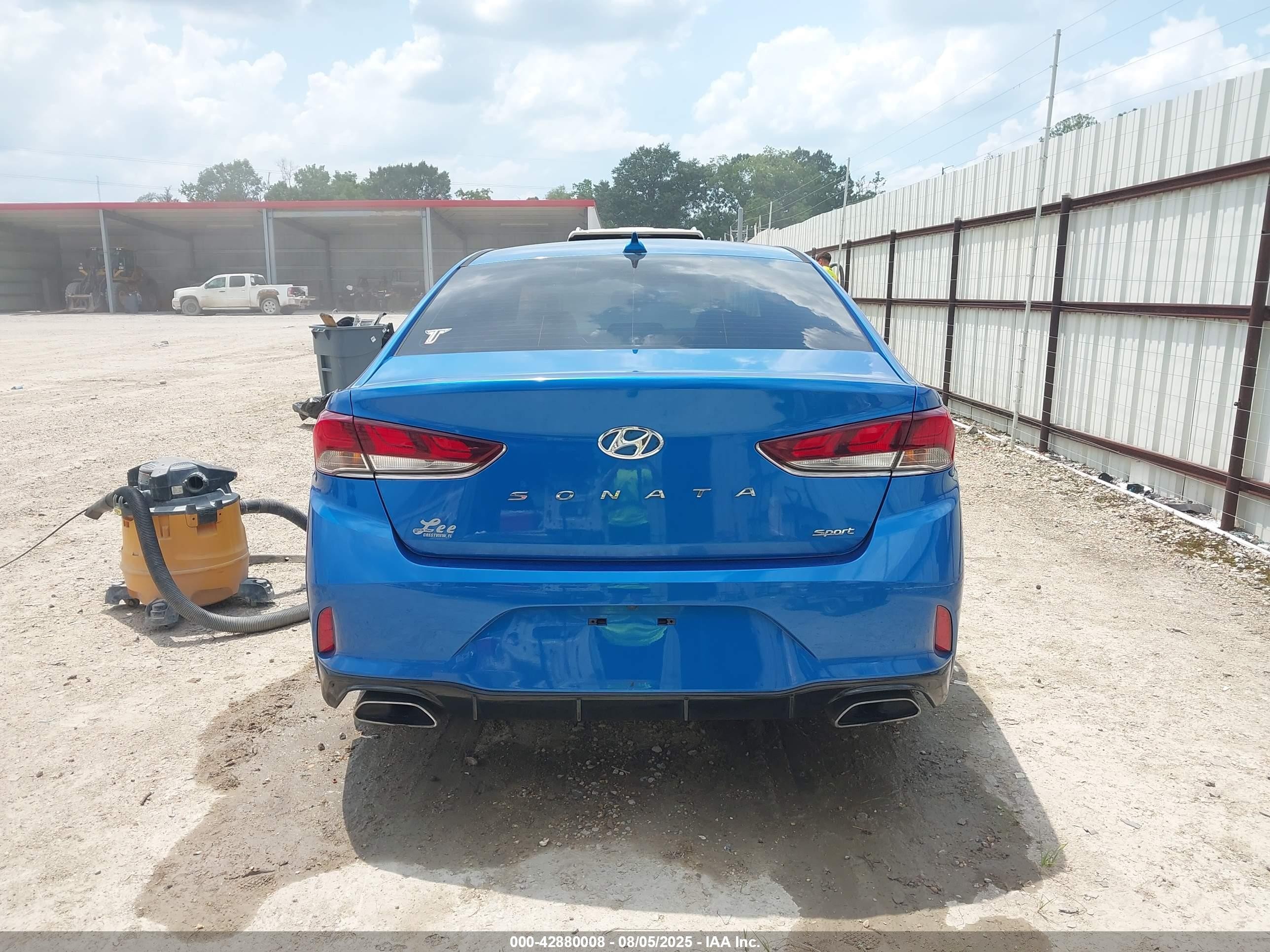 2018 Hyundai Sonata Sport Синий vin: 5NPE34AF5JH642418