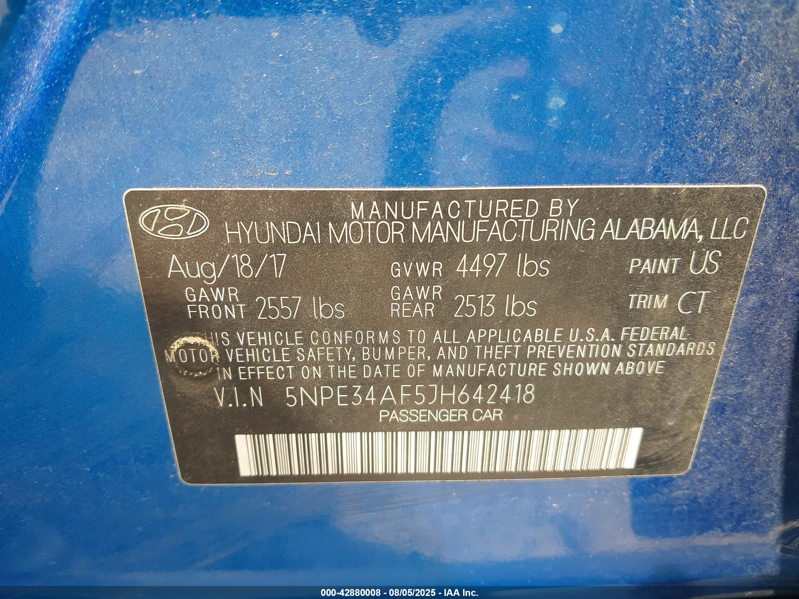 2018 Hyundai Sonata Sport Синий vin: 5NPE34AF5JH642418