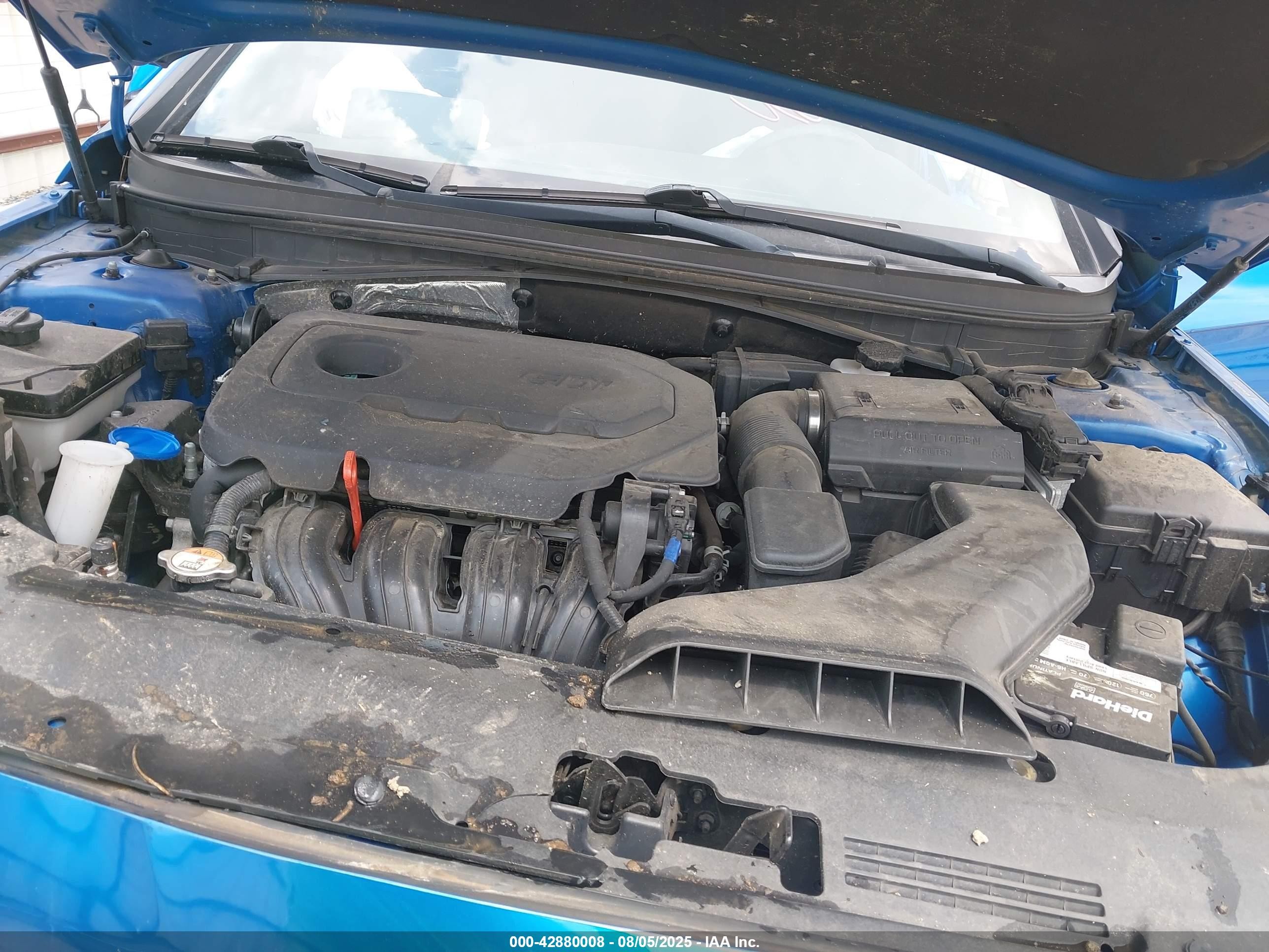 2018 Hyundai Sonata Sport Синий vin: 5NPE34AF5JH642418