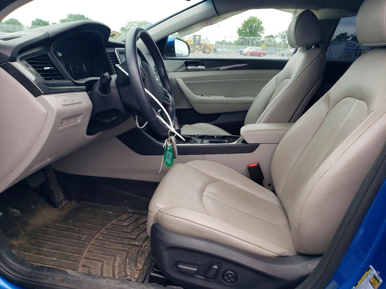 2018 Hyundai Sonata Limited Blue vin: 5NPE34AF5JH692915