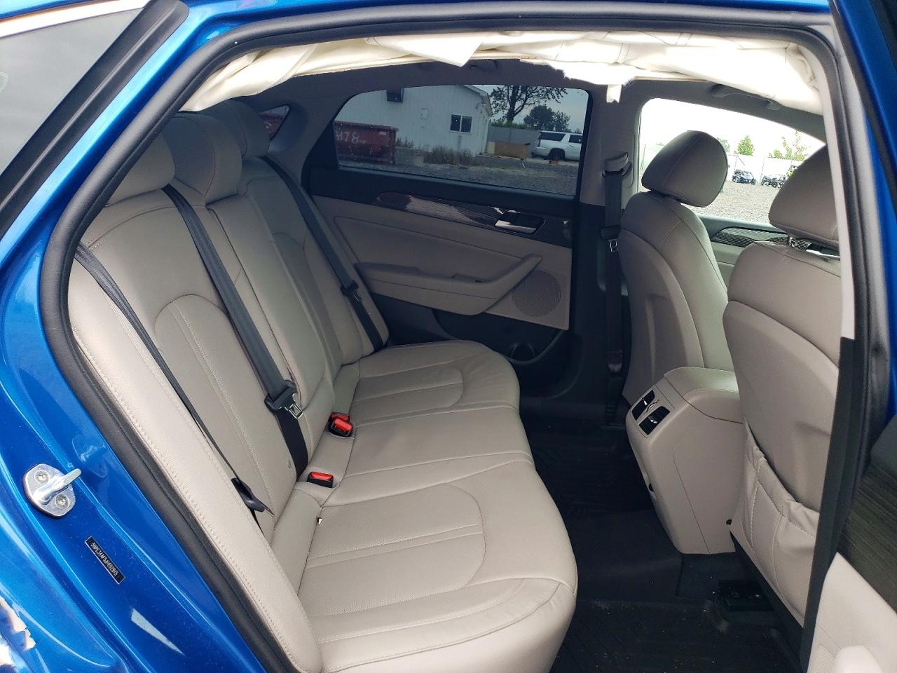 2018 Hyundai Sonata Limited Blue vin: 5NPE34AF5JH692915
