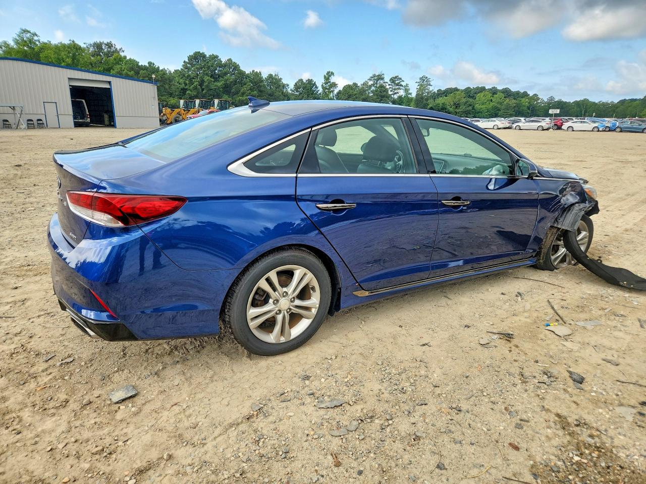 2019 Hyundai Sonata Sport Синий vin: 5NPE34AF5KH735084