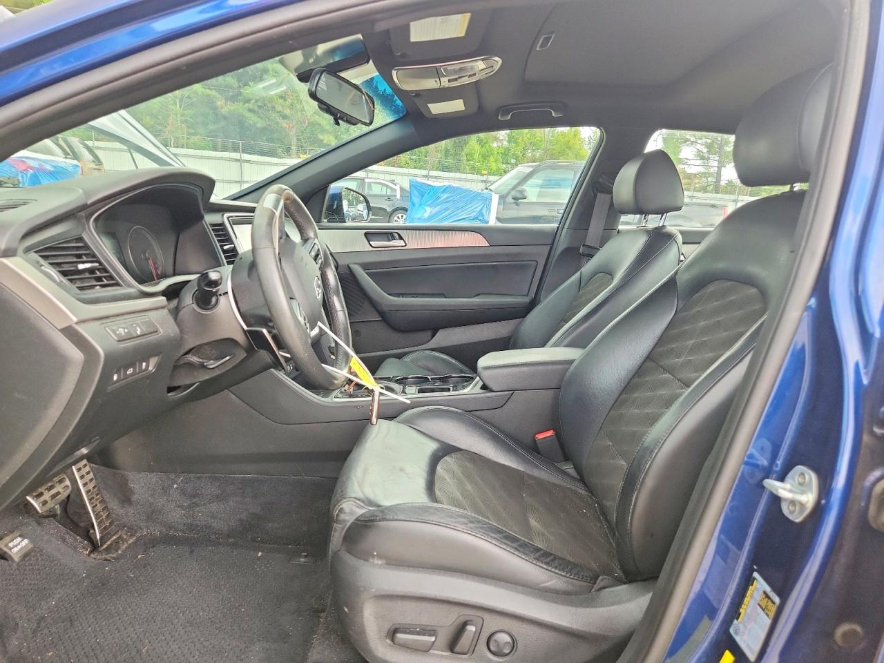 2019 Hyundai Sonata Sport Синий vin: 5NPE34AF5KH735084