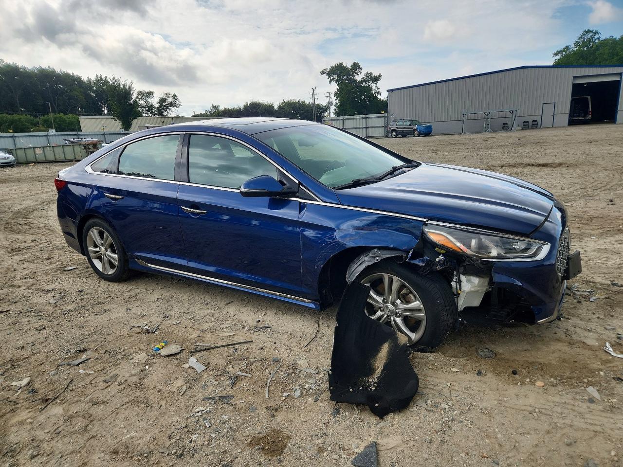 2019 Hyundai Sonata Sport Синий vin: 5NPE34AF5KH735084